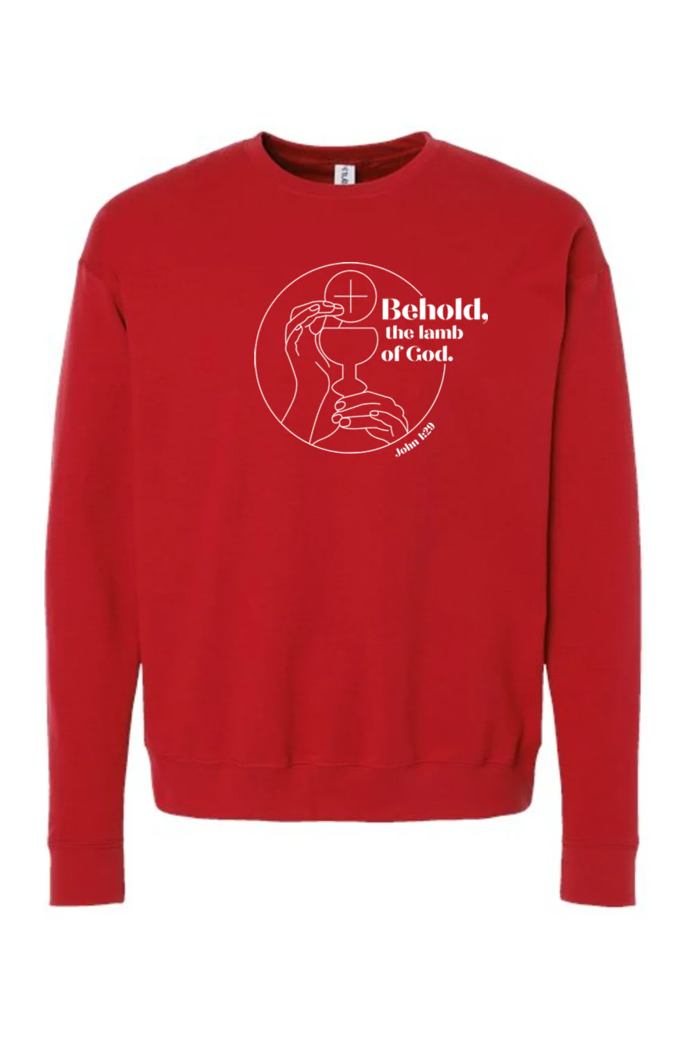 Behold, the Lamb of God - John 1:29 Crewneck Sweatshirt - Image 11