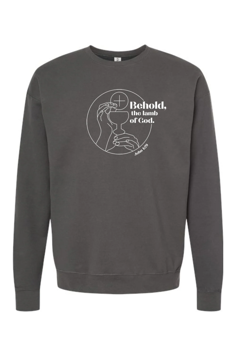 Behold, the Lamb of God - John 1:29 Crewneck Sweatshirt - Image 3