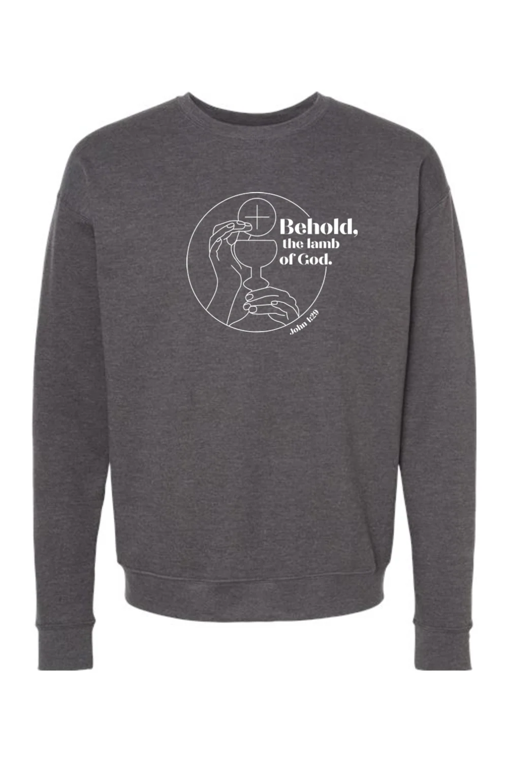 Behold, the Lamb of God - John 1:29 Crewneck Sweatshirt - Image 4