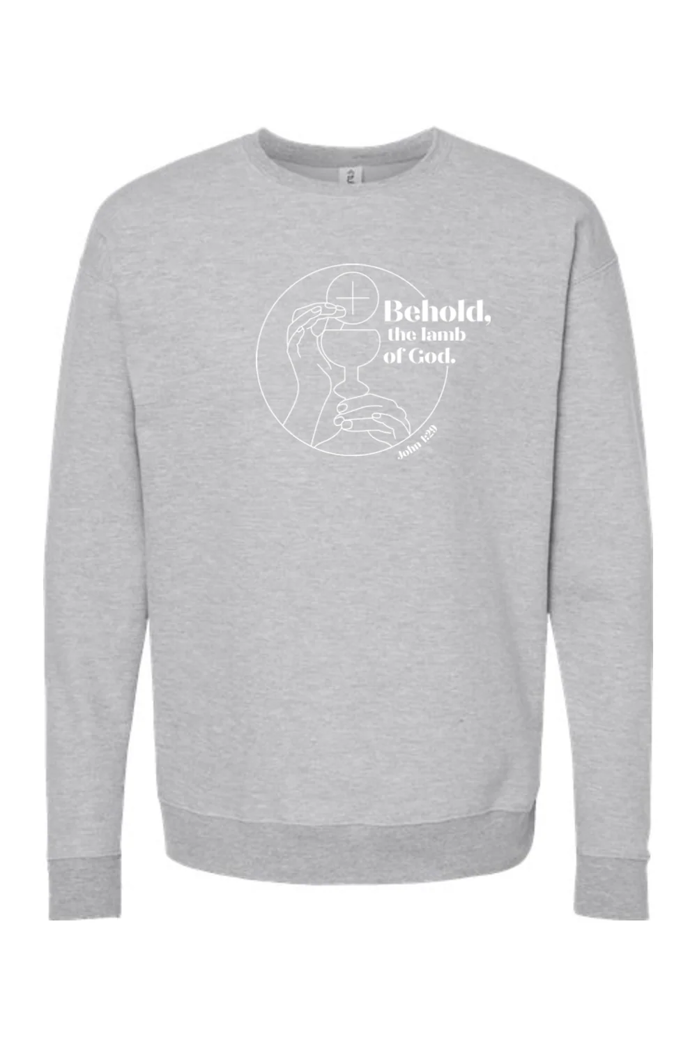 Behold, the Lamb of God - John 1:29 Crewneck Sweatshirt - Image 6