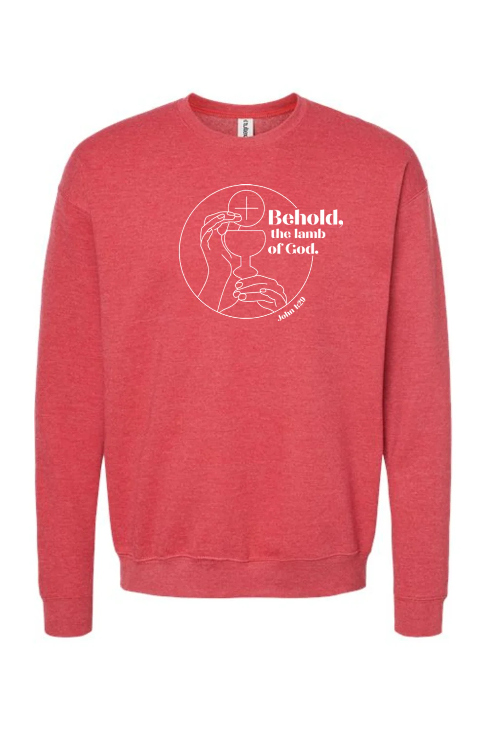 Behold, the Lamb of God - John 1:29 Crewneck Sweatshirt - Image 7