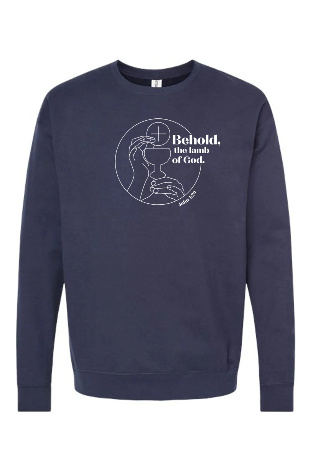Behold, the Lamb of God - John 1:29 Crewneck Sweatshirt - Image 8