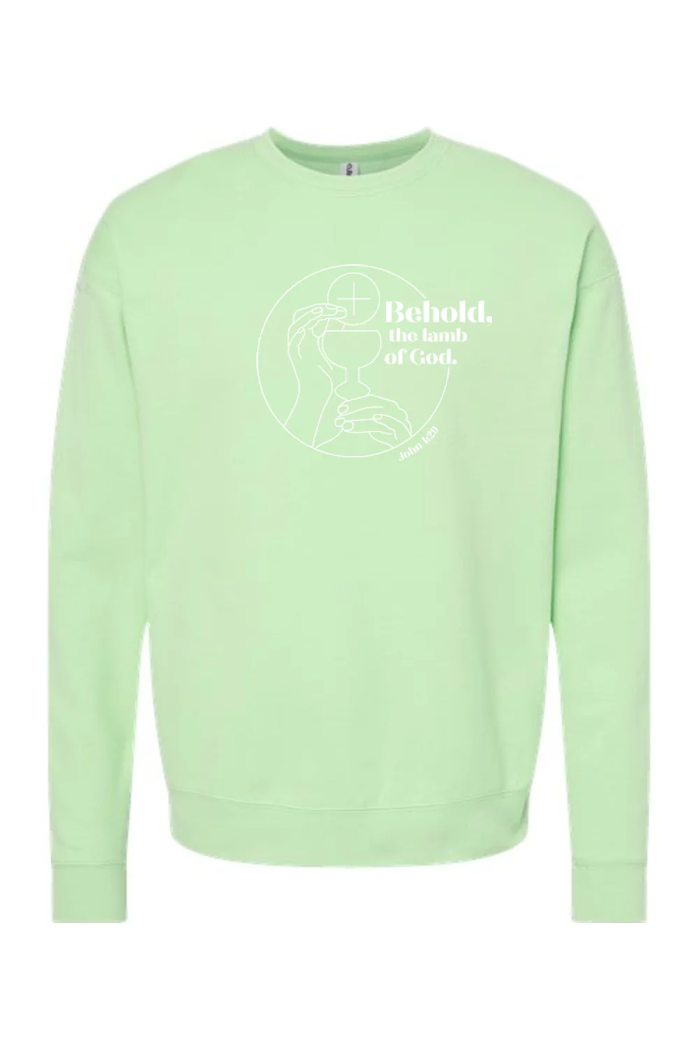 Behold, the Lamb of God - John 1:29 Crewneck Sweatshirt - Image 9