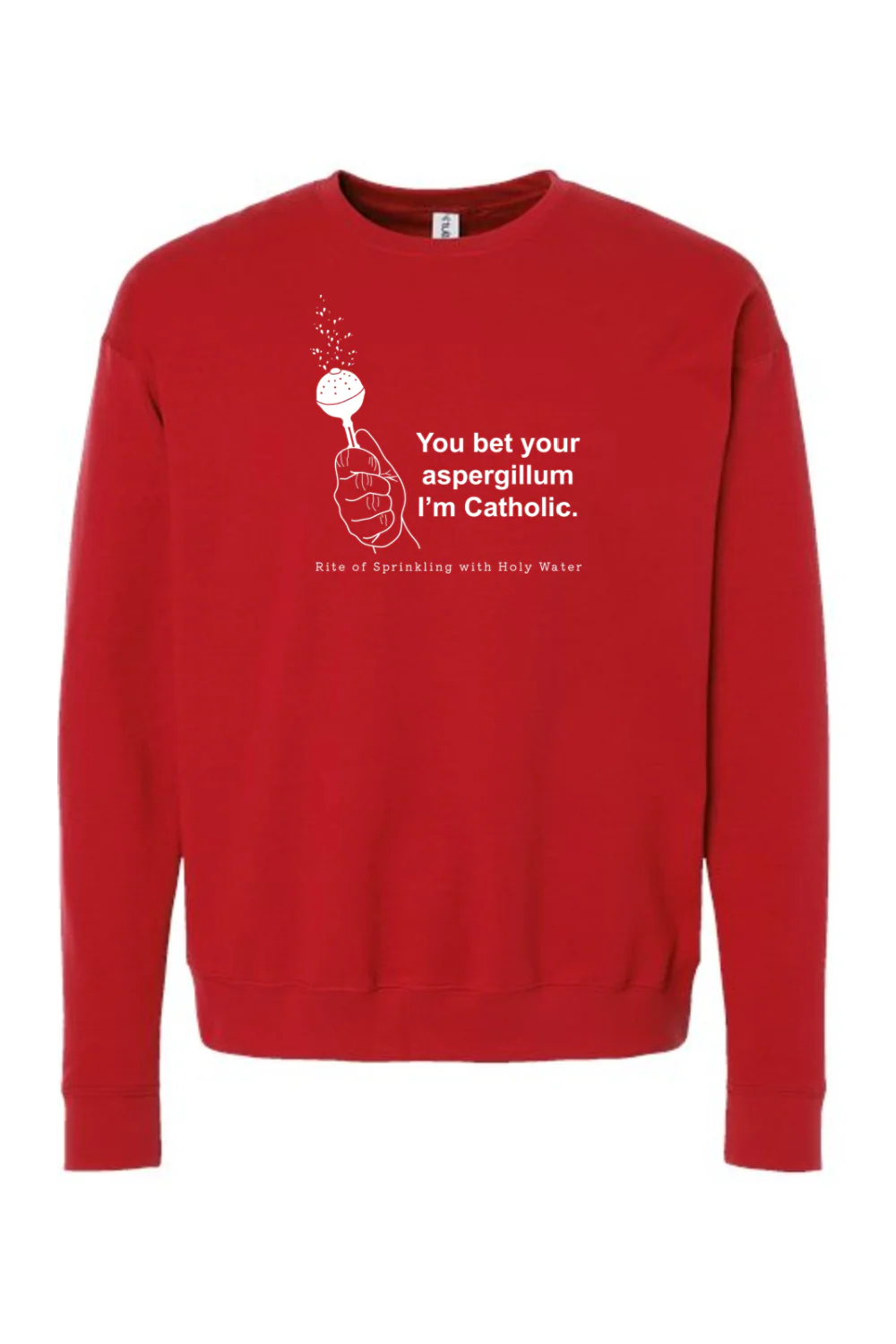 Bet Your Aspergillum - Rite of Sprinkling Crewneck Sweatshirt - Image 8