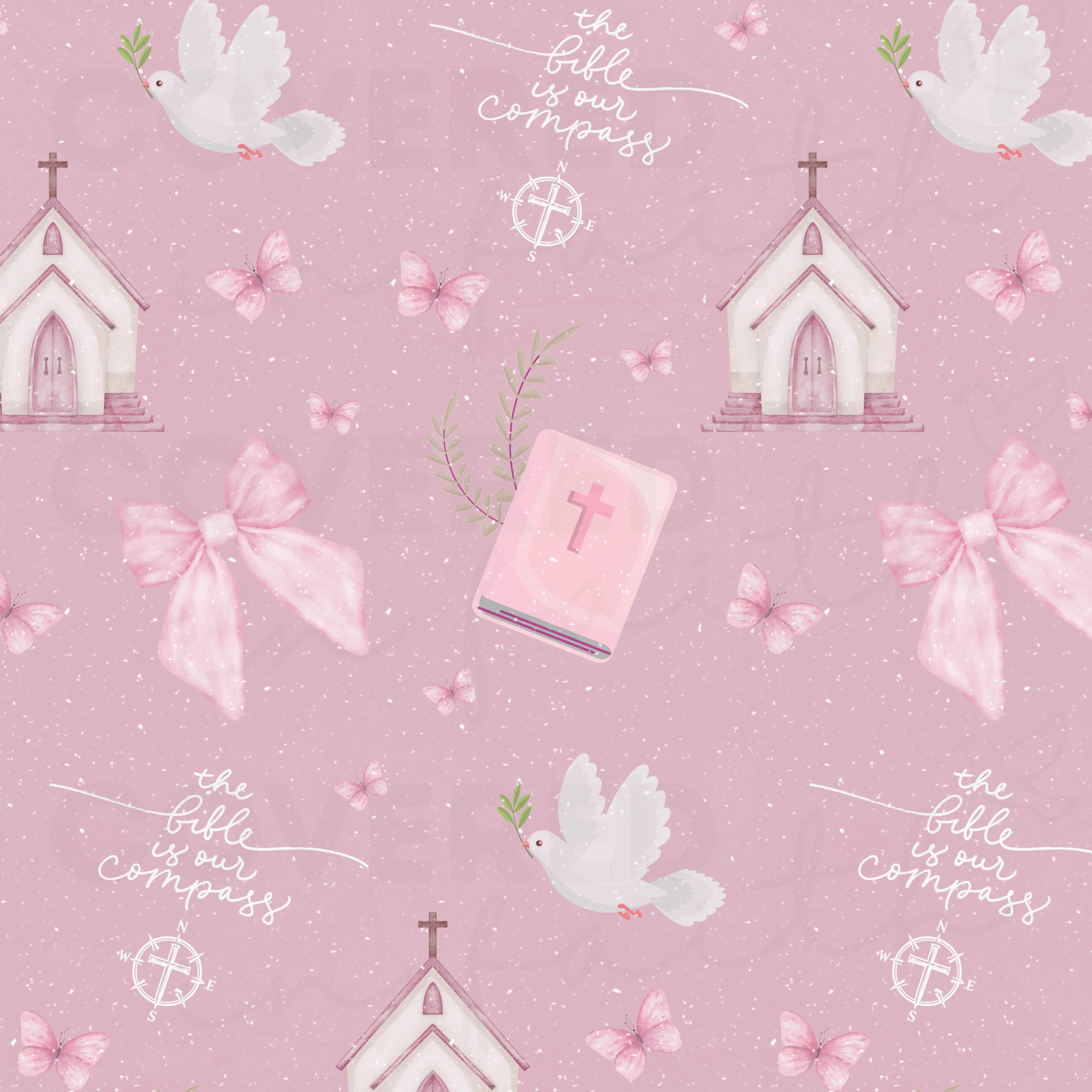 Bible is Our Compass Minky Blanket - Image 3