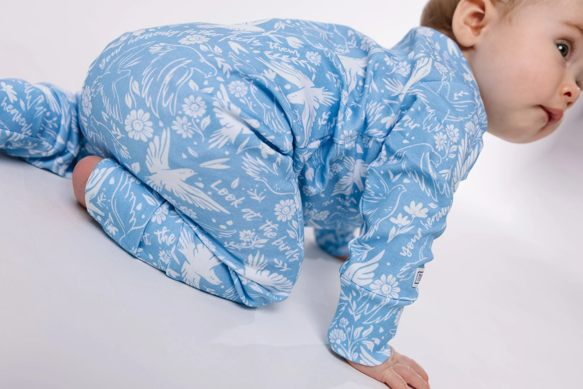 Birds of the Air Footless Onesie Cotton - Image 8