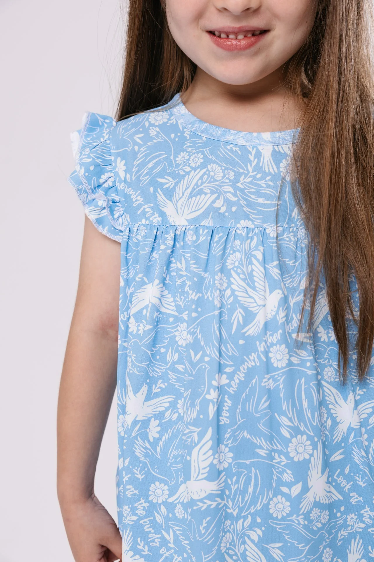 Birds of the Air PJ Girls Nightgown Polyester - Image 7