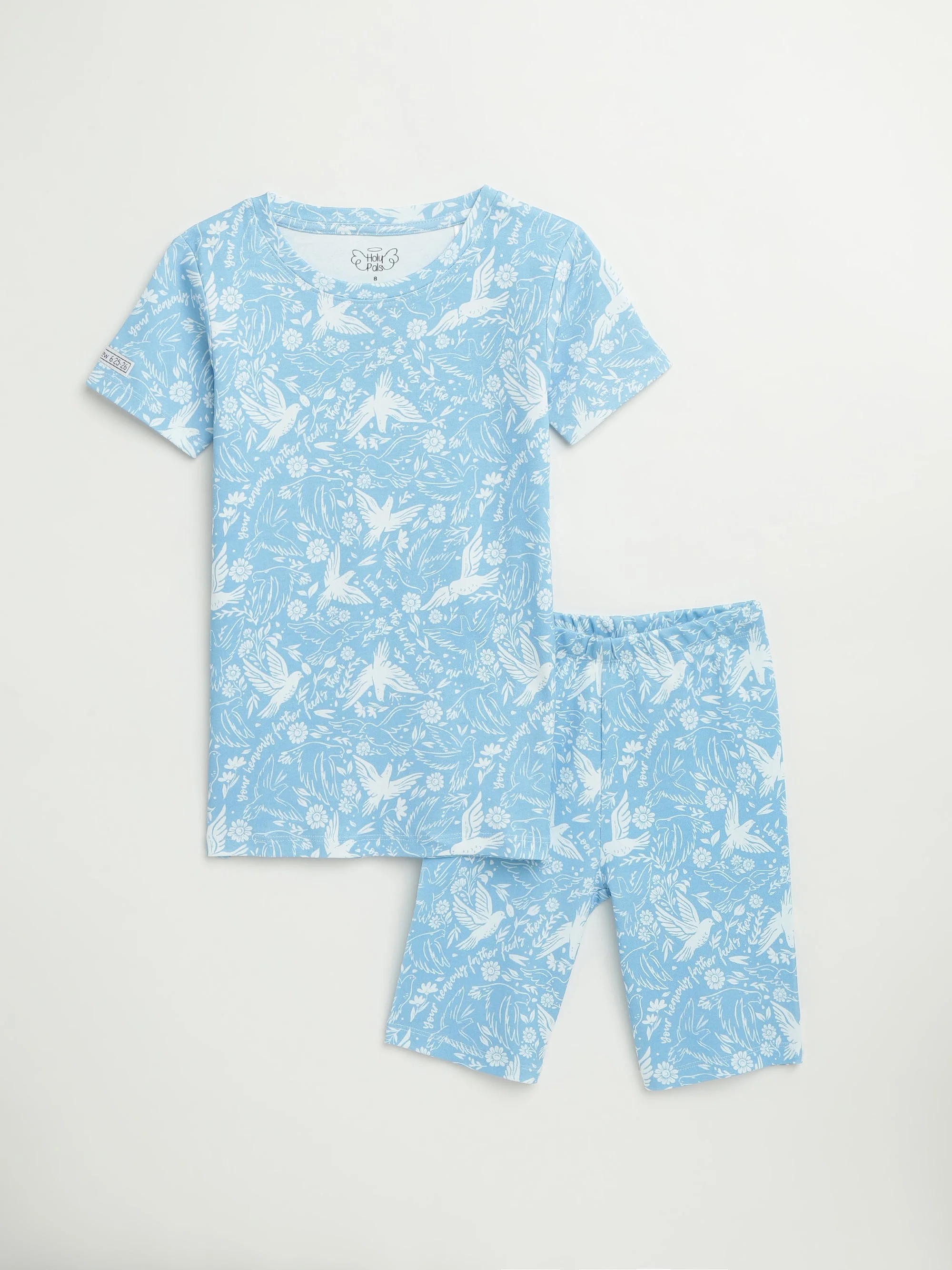 Birds of the Air Shorts Set Cotton