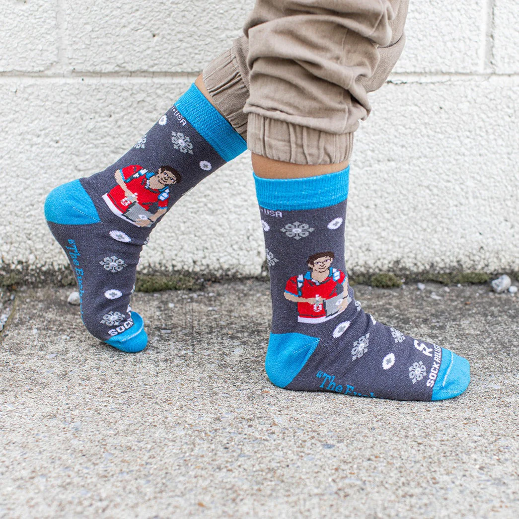 Bl. Carlo Acutis Eucharist Kids Socks - Image 2