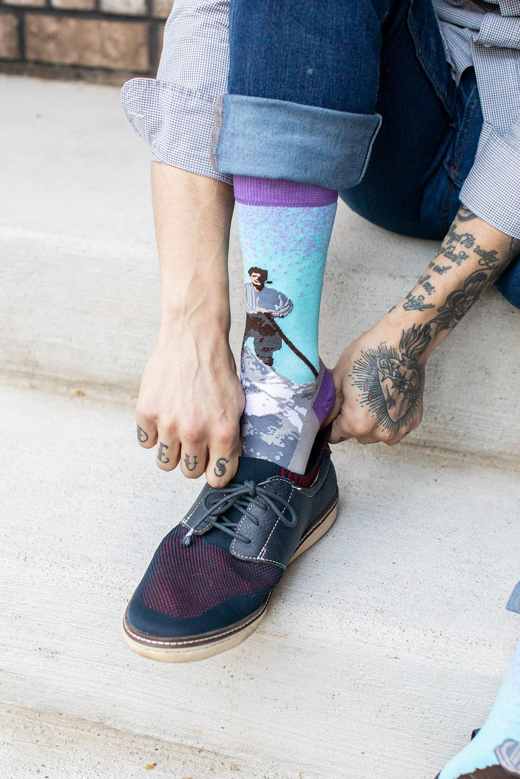 Bl. Frassati Adult Socks - Image 4