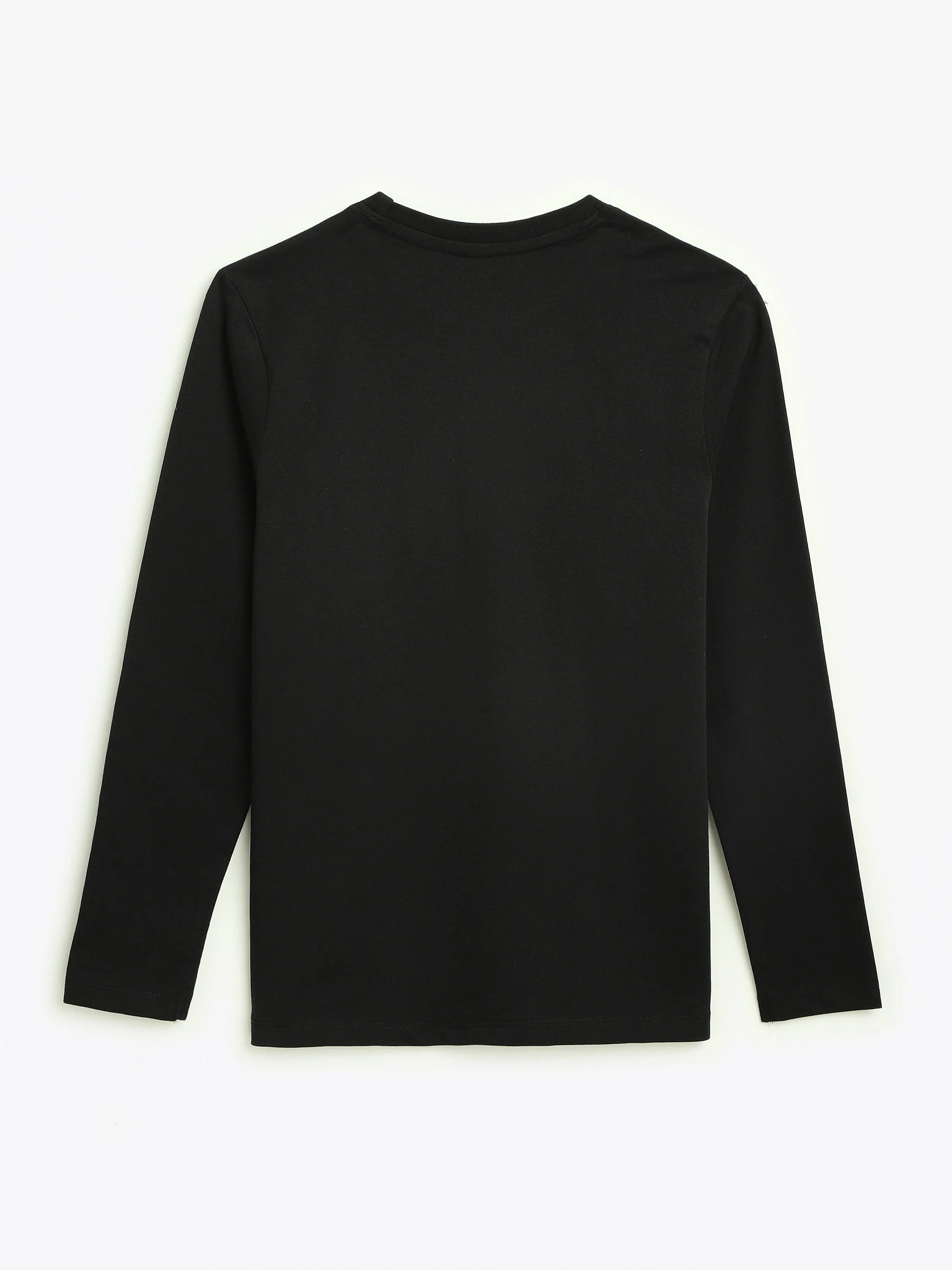Black Prayer Pocket Long Sleeve Shirt Cotton - Image 4