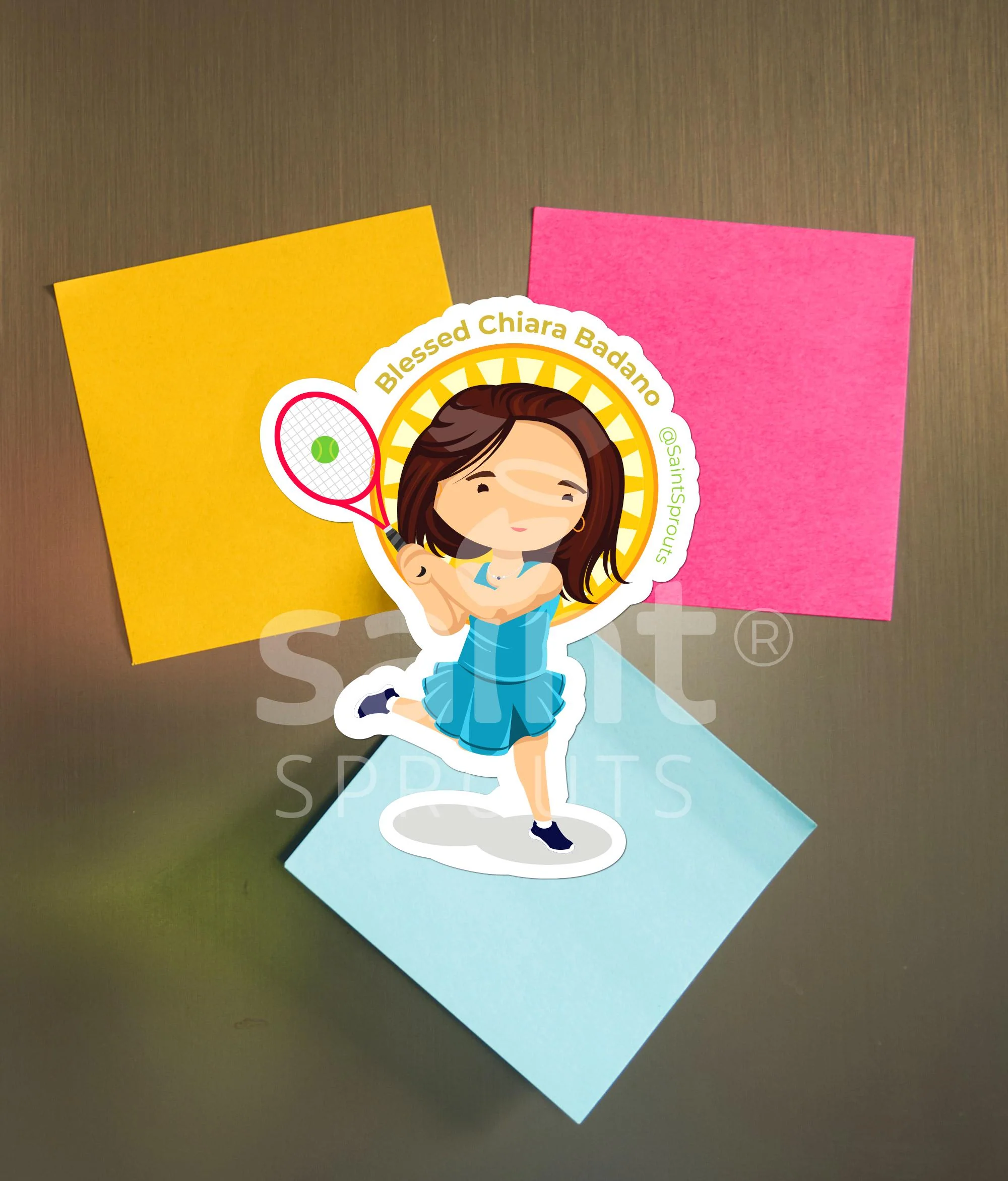 Blessed Chiara Luce Badano Catholic Magnet – Modern Teen Saint of Joyful Suffering - Image 2