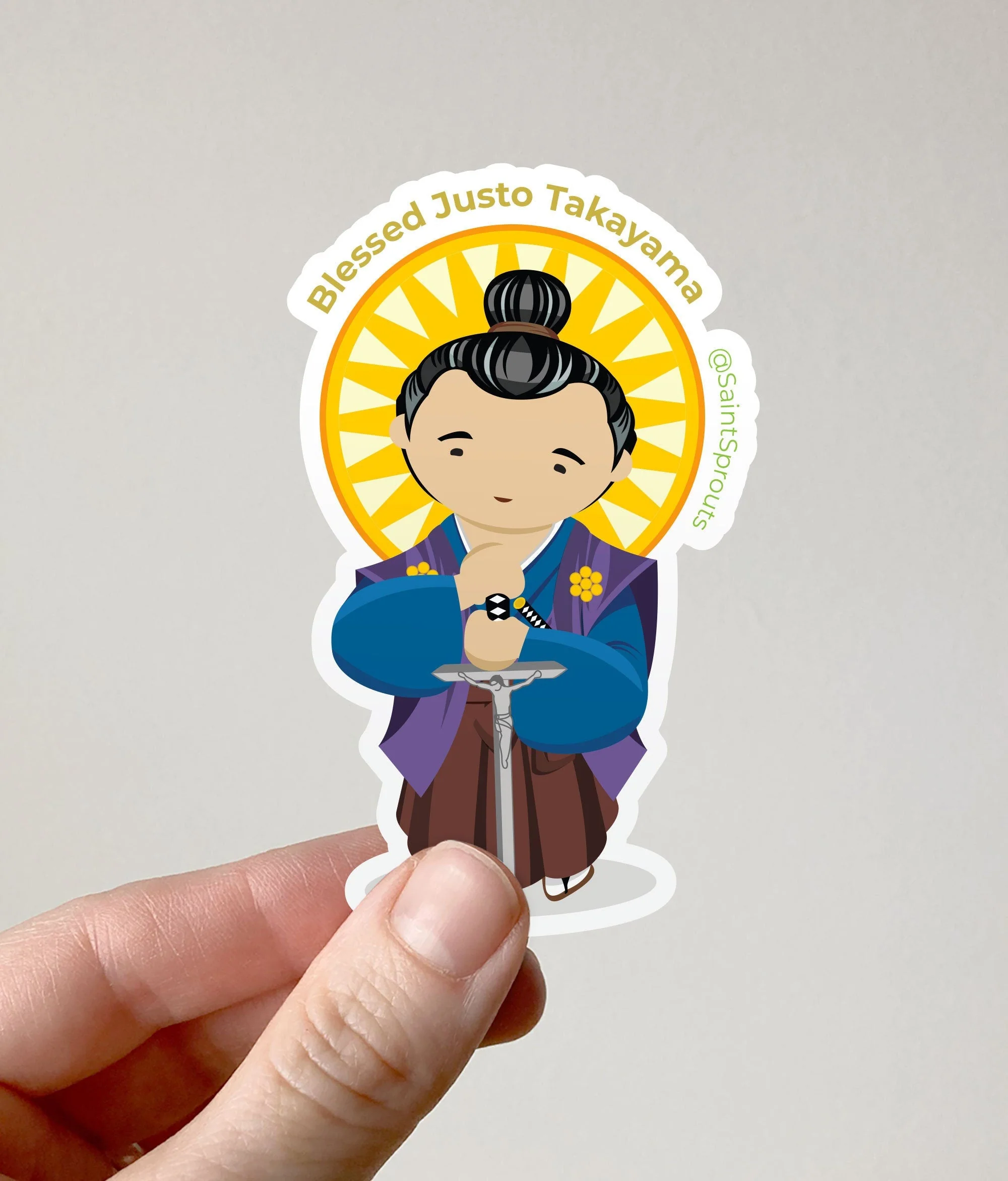 Blessed Justo Takayama Ukon Magnet - Image 2