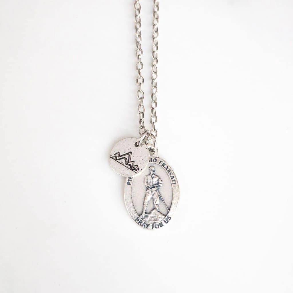 Blessed Pier Giorgio Frassati Verson L'Alto Necklace