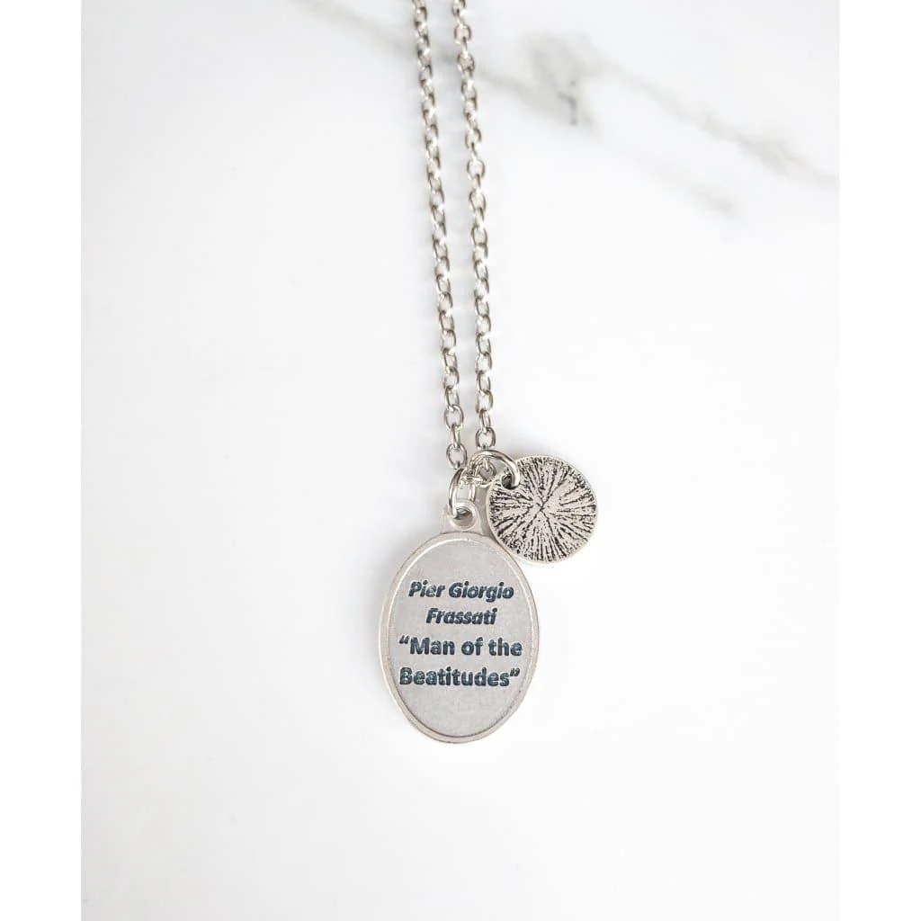 Blessed Pier Giorgio Frassati Verson L'Alto Necklace - Image 3