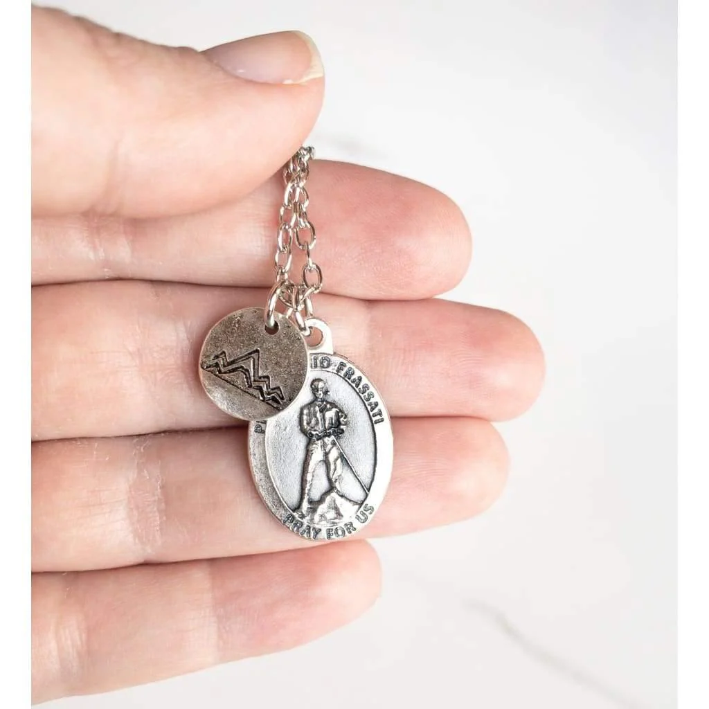 Blessed Pier Giorgio Frassati Verson L'Alto Necklace - Image 4