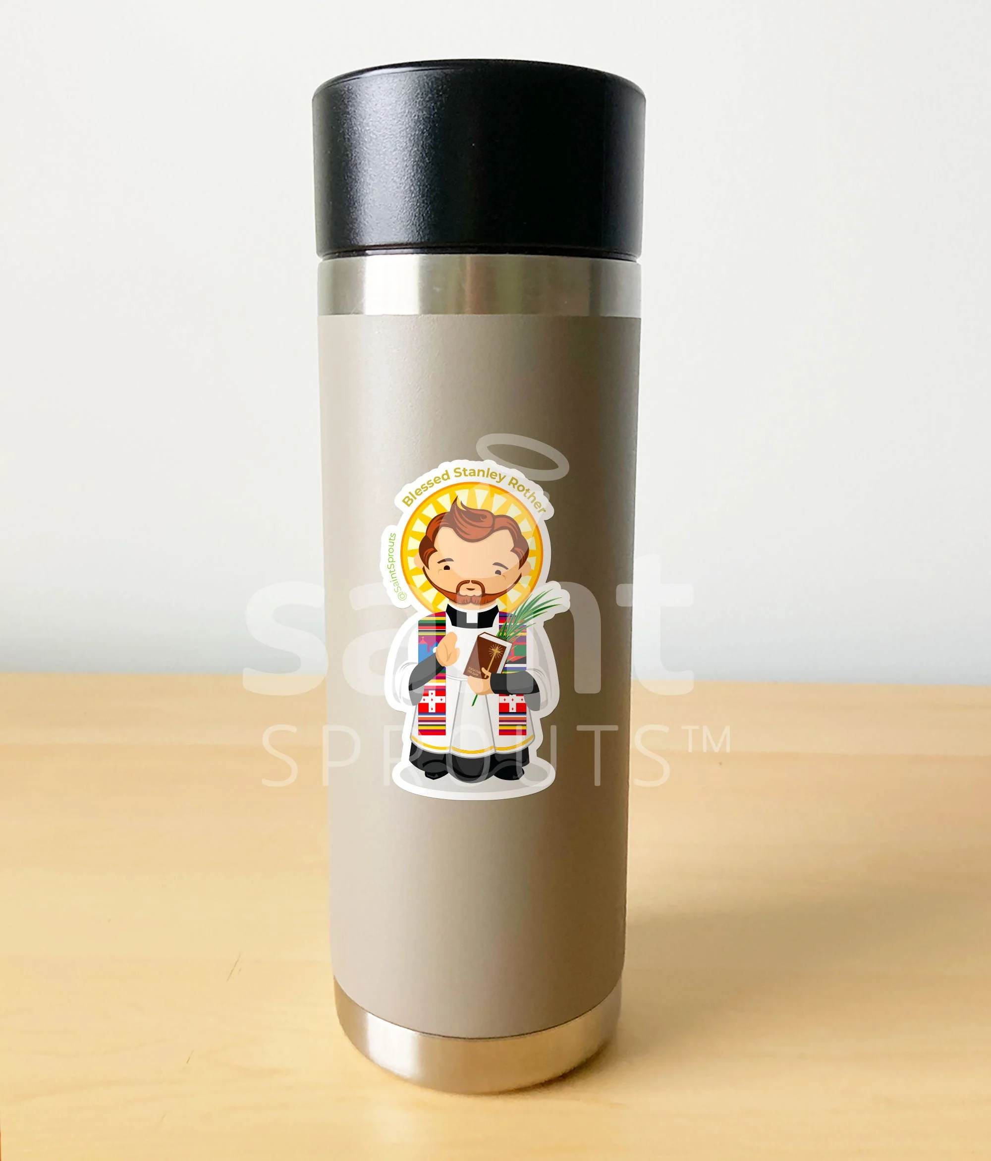 Blessed Stanley Rother Sticker - Image 3