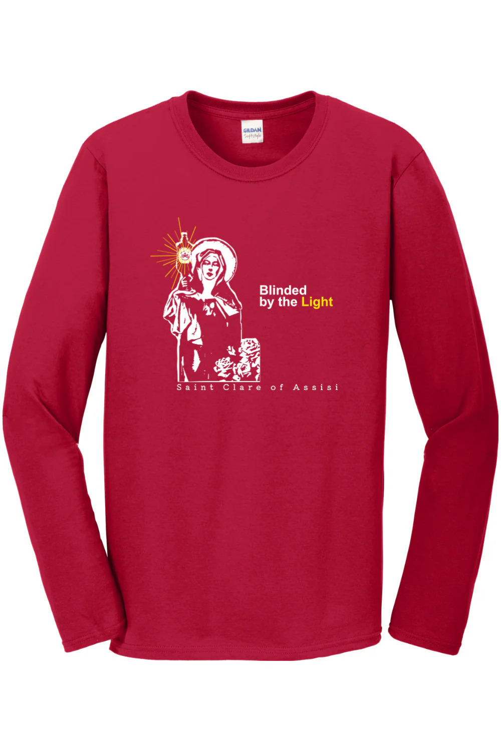 Blinded By The Light - St. Clare of Assisi Long Sleeve - Image 2