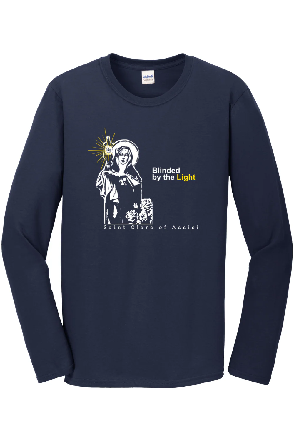 Blinded By The Light - St. Clare of Assisi Long Sleeve - Image 4