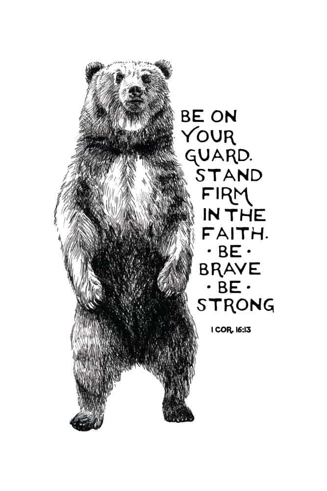 Brave Bear Toddler Tee - Image 3