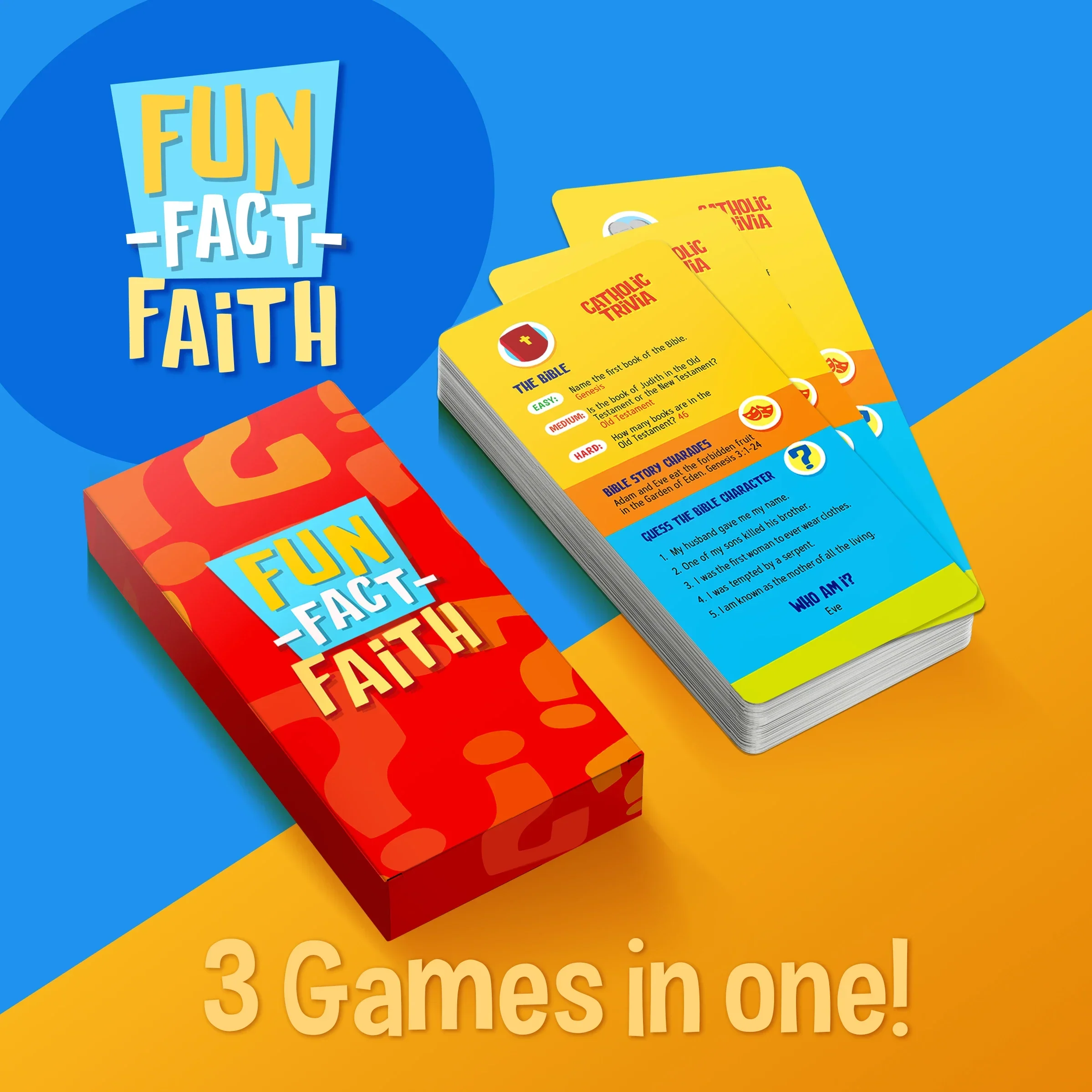 Brother Francis Catholic Game Bundle: Bingo, Choose, Fun-Fact-Faith - Image 4