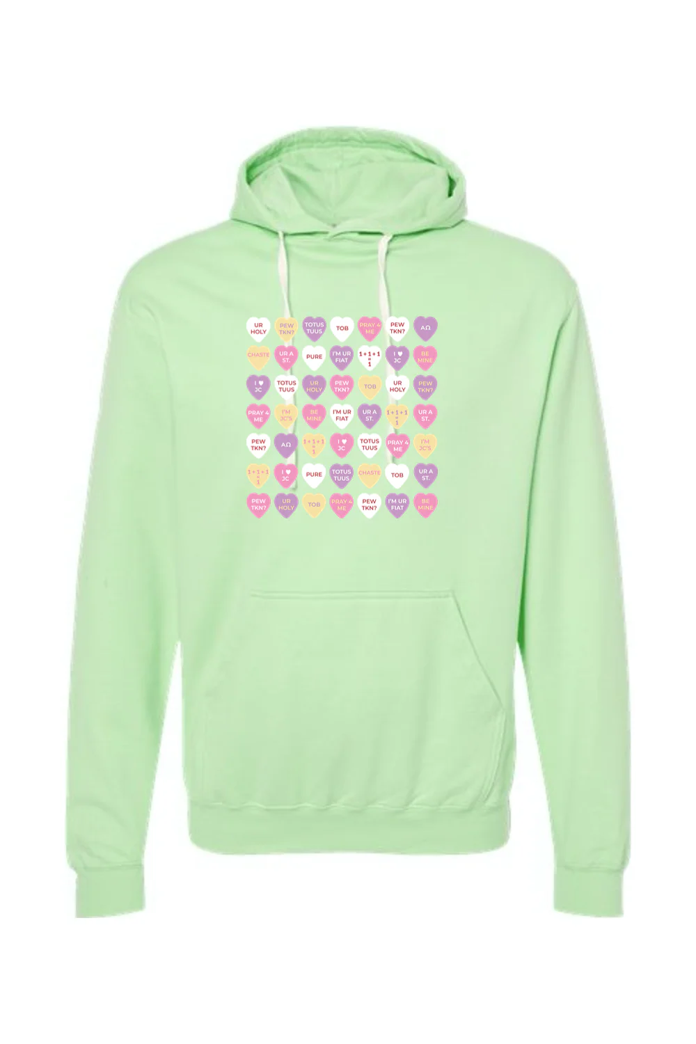 Candy Hearts - Hoodie Sweatshirt - Image 10