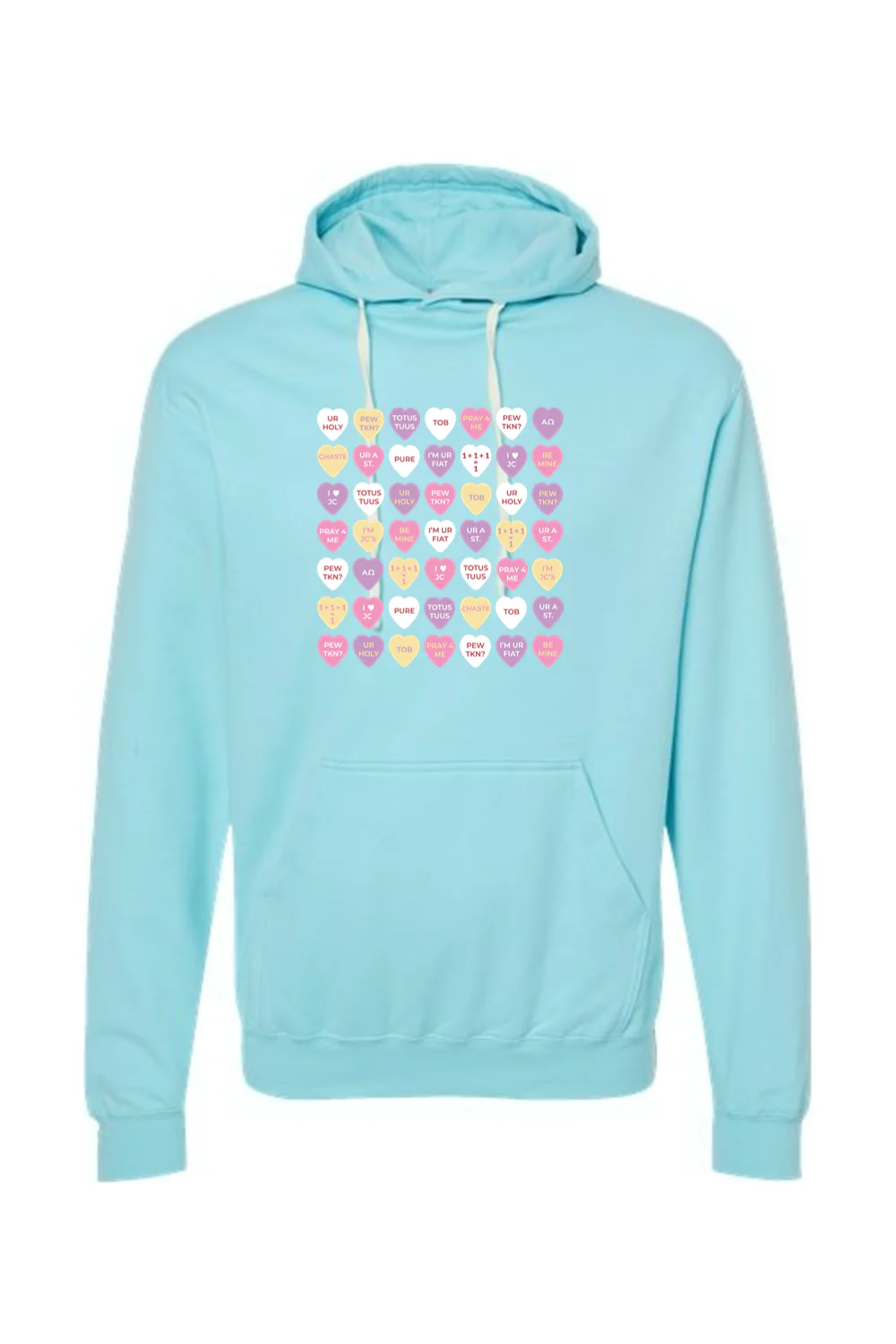 Candy Hearts - Hoodie Sweatshirt - Image 11