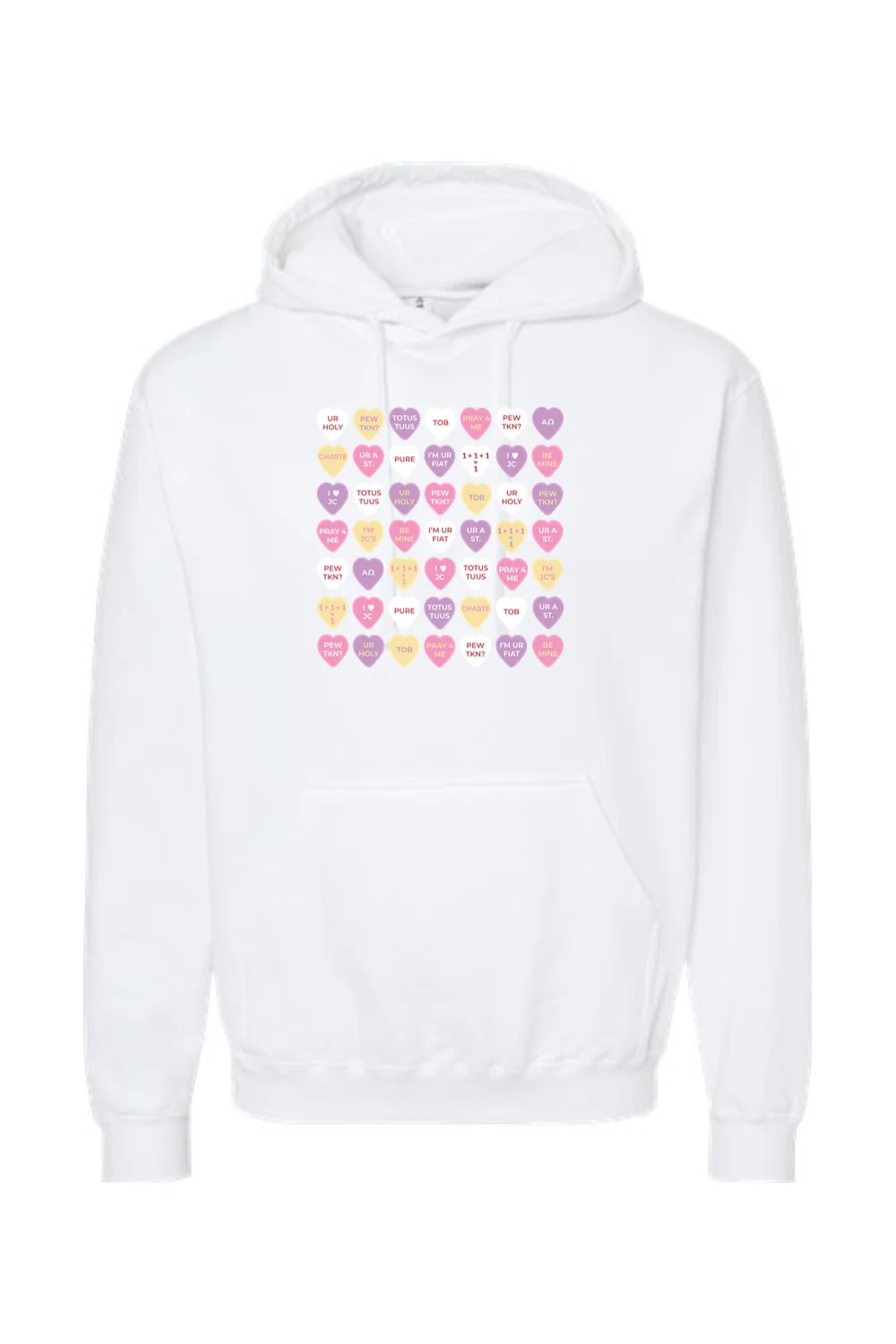 Candy Hearts - Hoodie Sweatshirt - Image 14