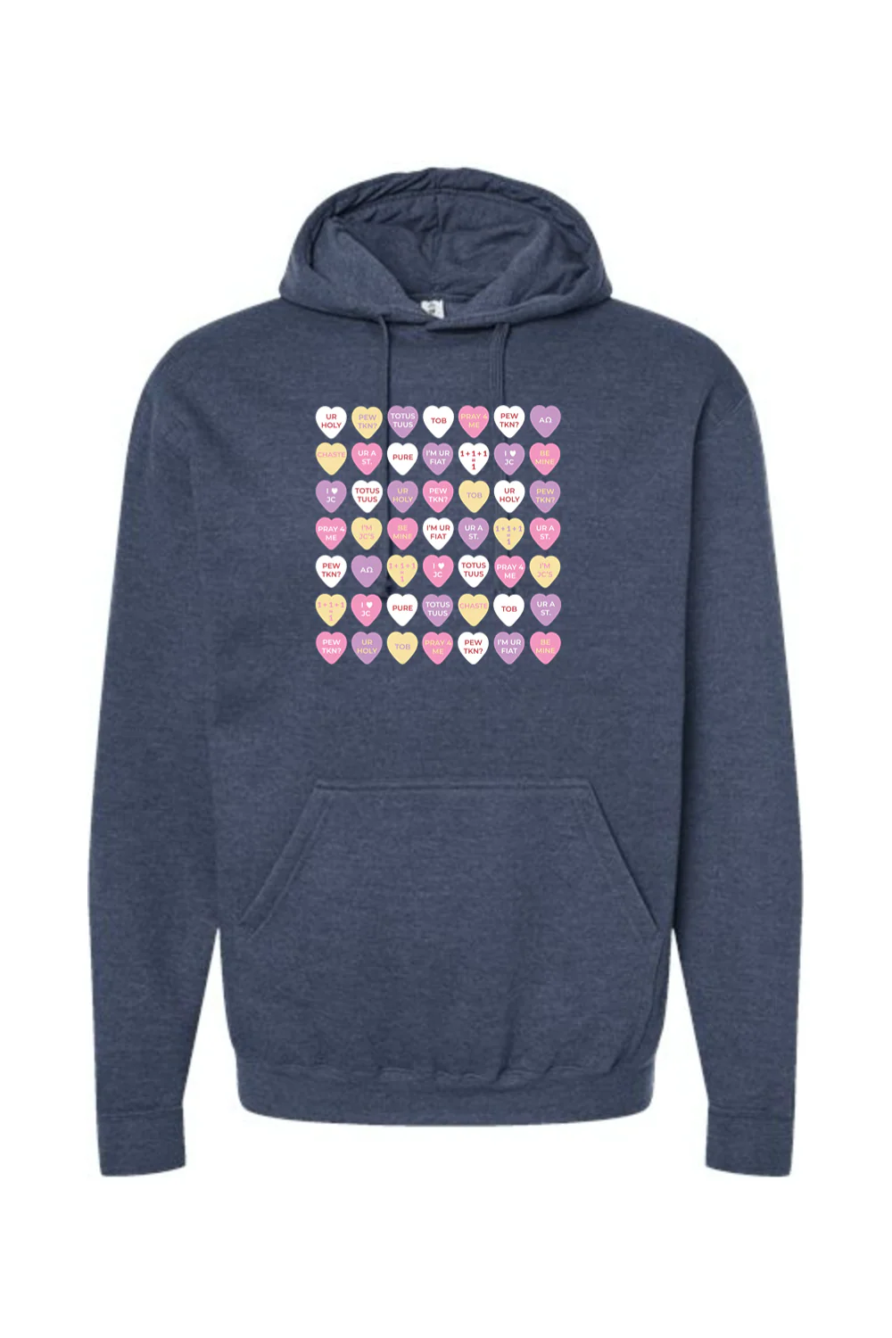 Candy Hearts - Hoodie Sweatshirt - Image 5