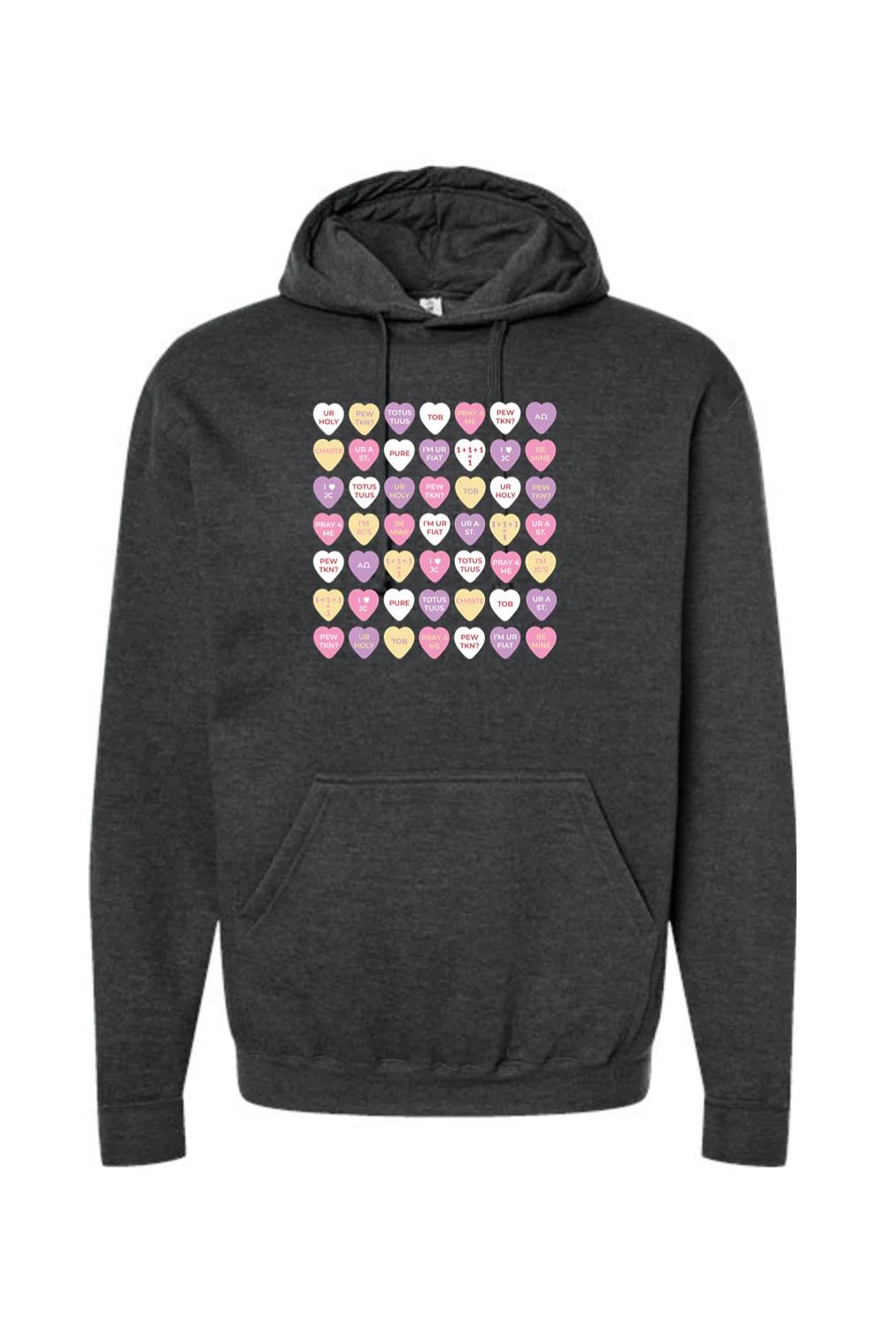 Candy Hearts - Hoodie Sweatshirt - Image 6