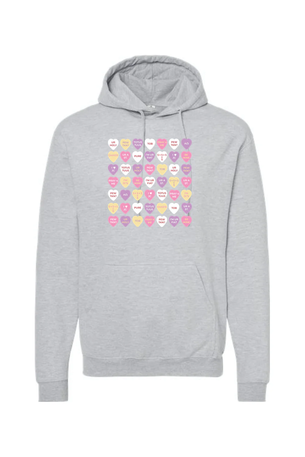 Candy Hearts - Hoodie Sweatshirt - Image 7