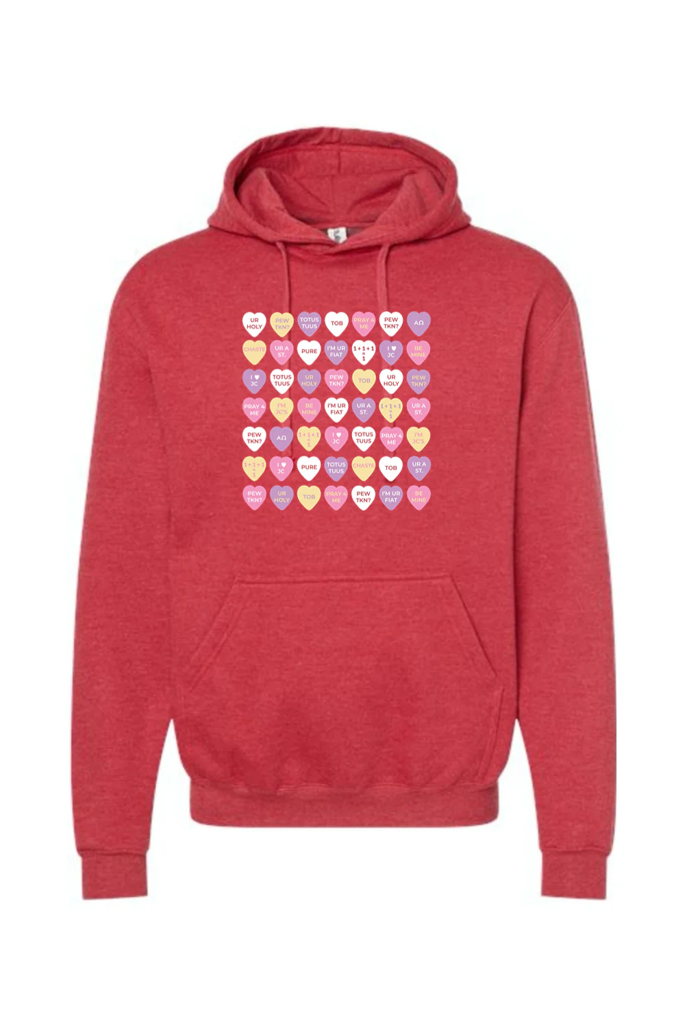 Candy Hearts - Hoodie Sweatshirt - Image 8
