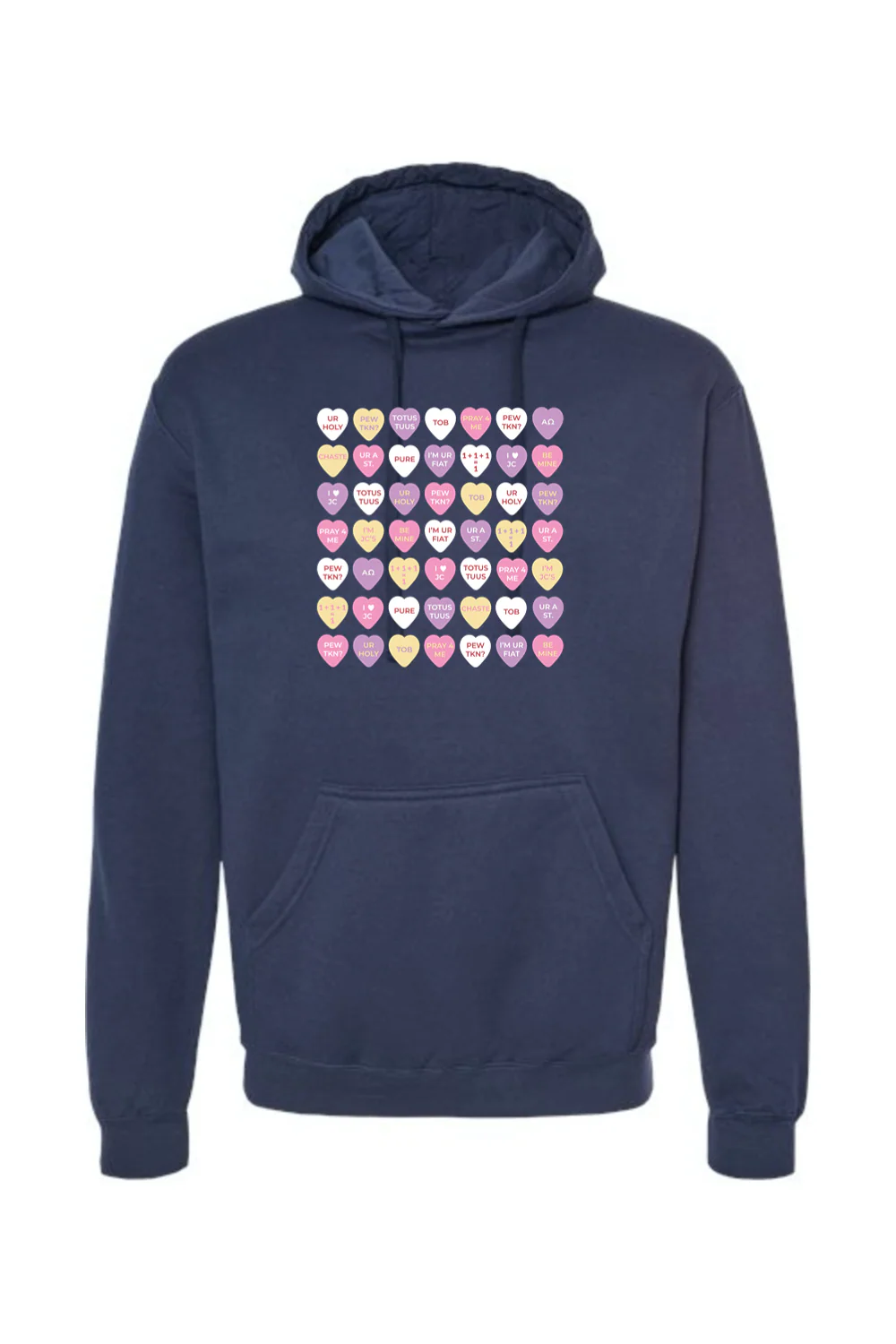 Candy Hearts - Hoodie Sweatshirt - Image 9