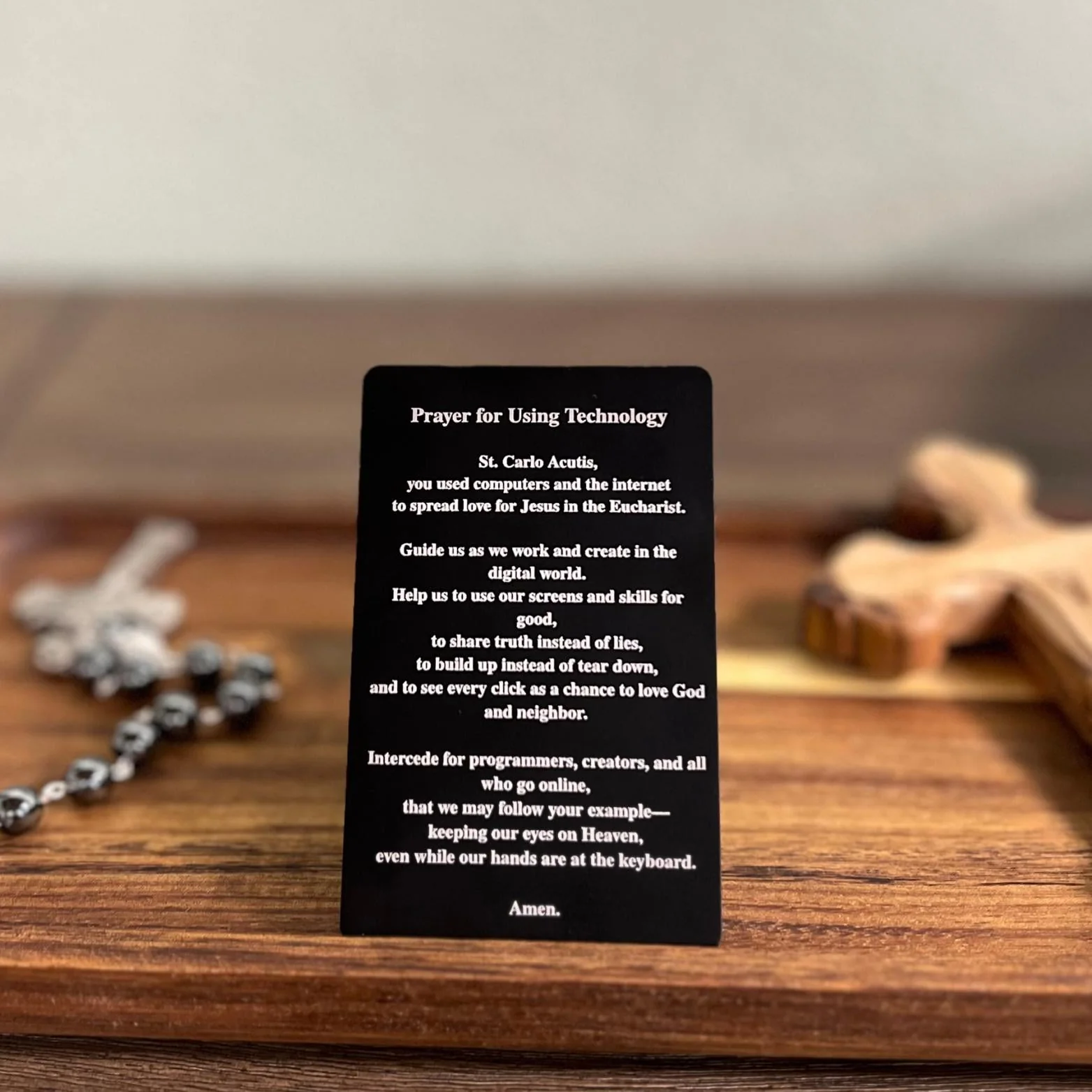 Carlo Acutis Prayer Card - Image 3
