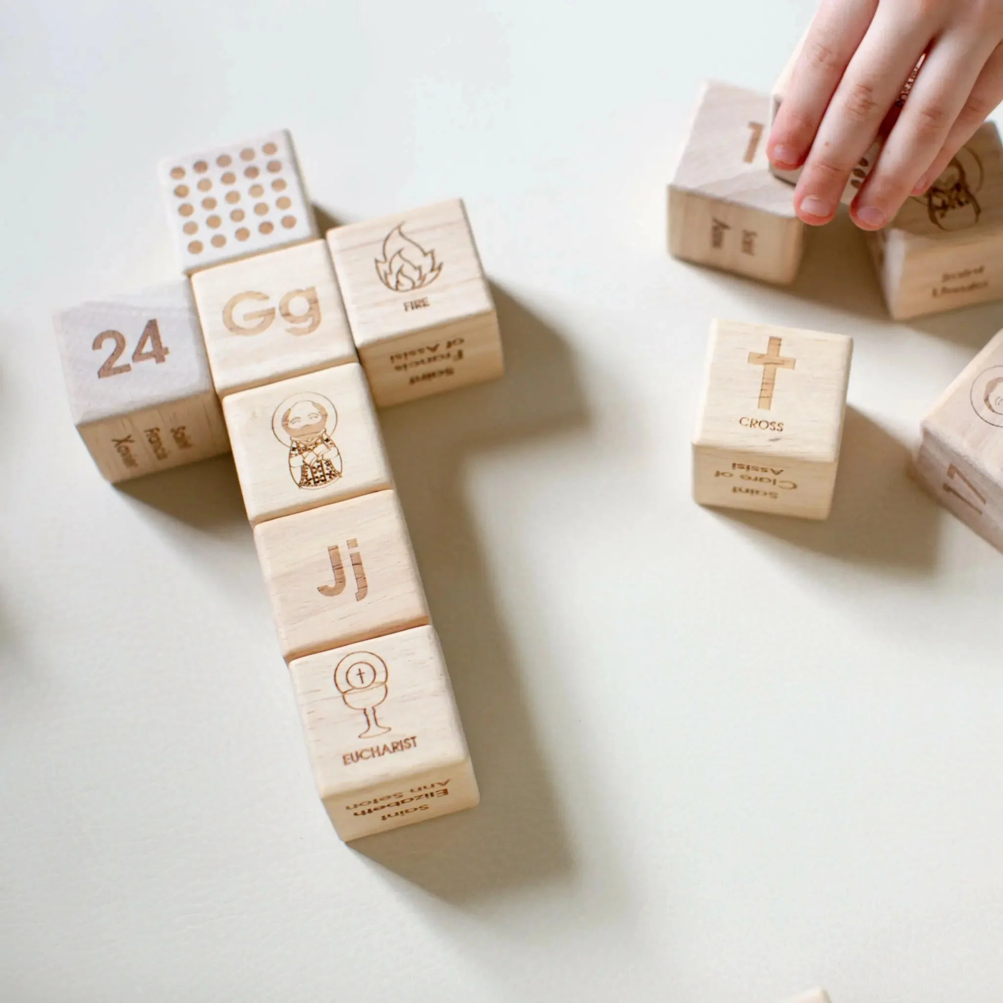 Catholic ABC Alphabet Blocks - Image 12