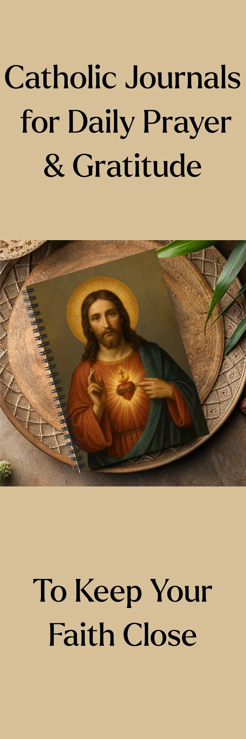 Sacred Heart of Jesus Journal Notebook for Prayer - Image 10