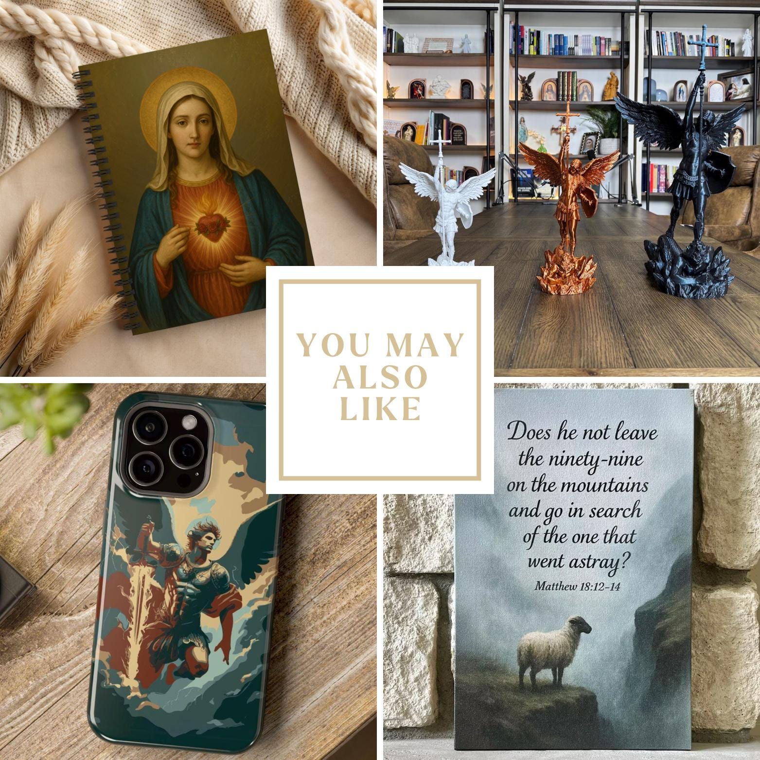 Sacred Heart of Jesus Journal Notebook for Prayer - Image 8