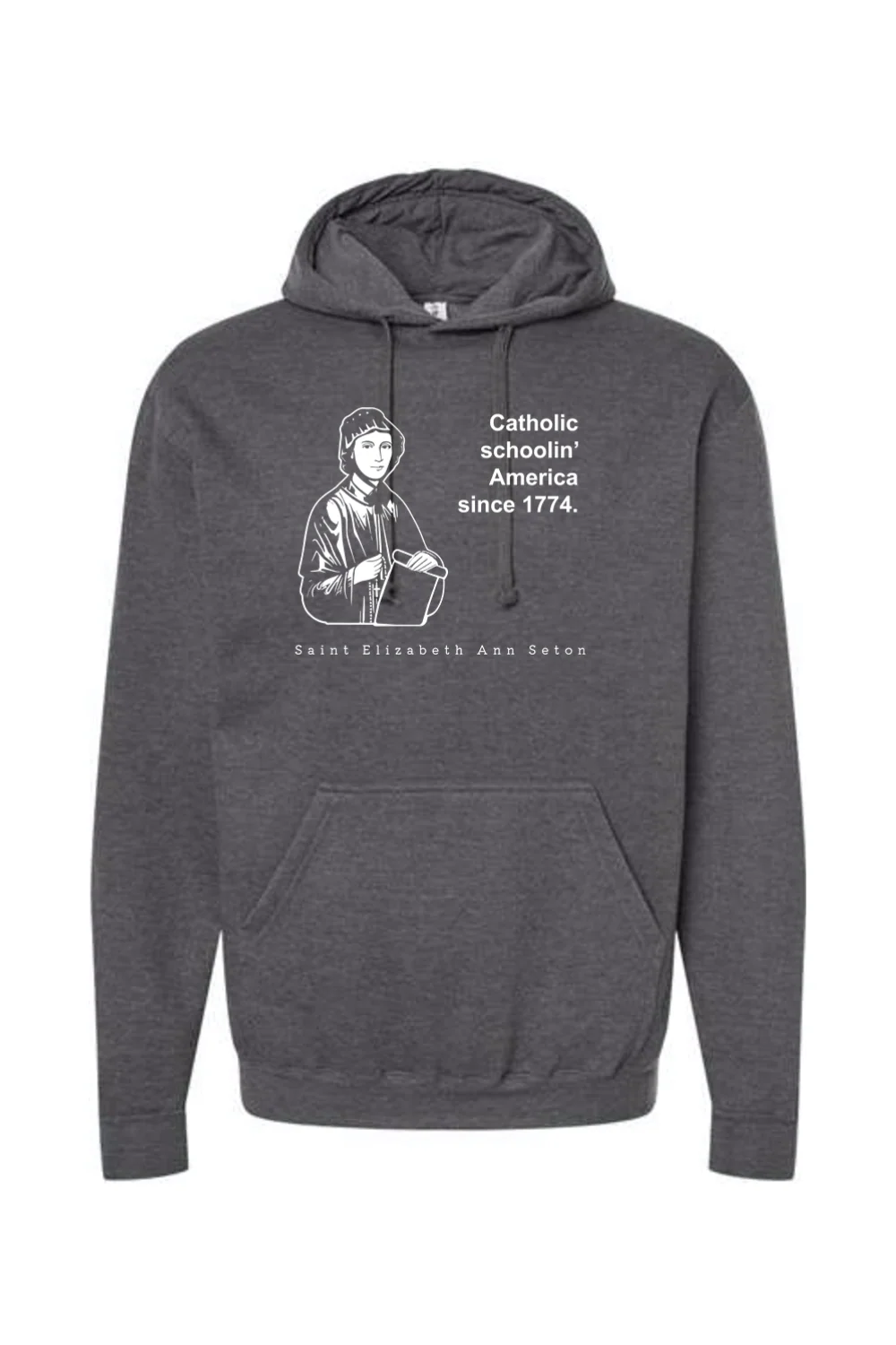 Catholic Schoolin' - St. Elizabeth Ann Seton Hoodie Sweatshirt - Image 4