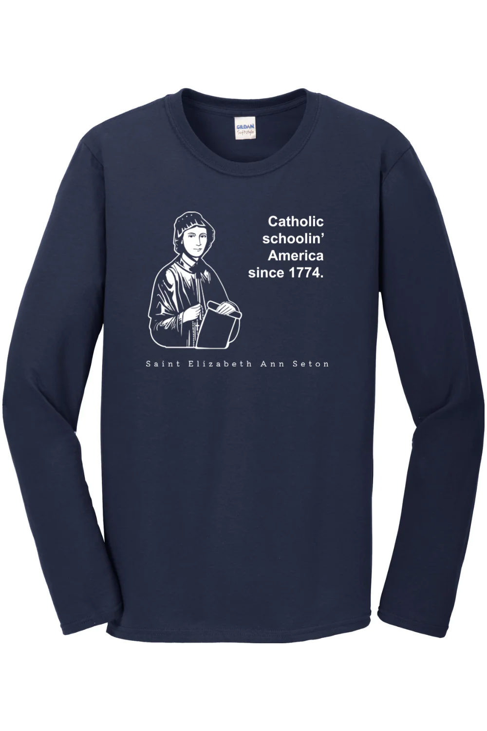 Catholic Schoolin' - St. Elizabeth Ann Seton Long Sleeve - Image 3