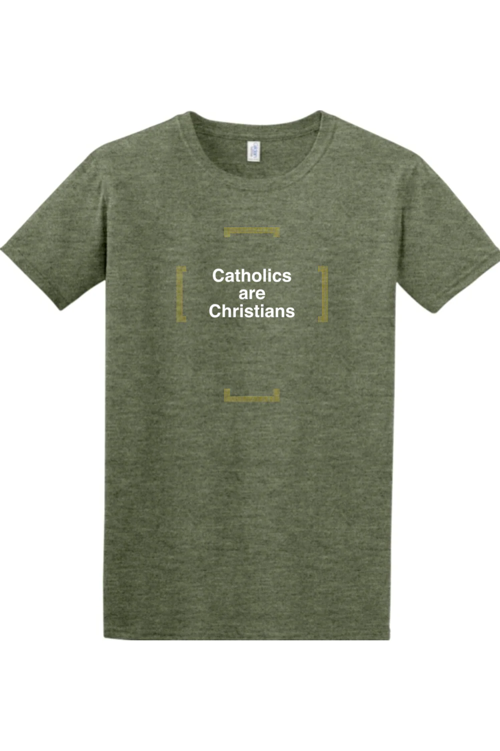 Catholics are Christians Adult T-shirt - Image 2