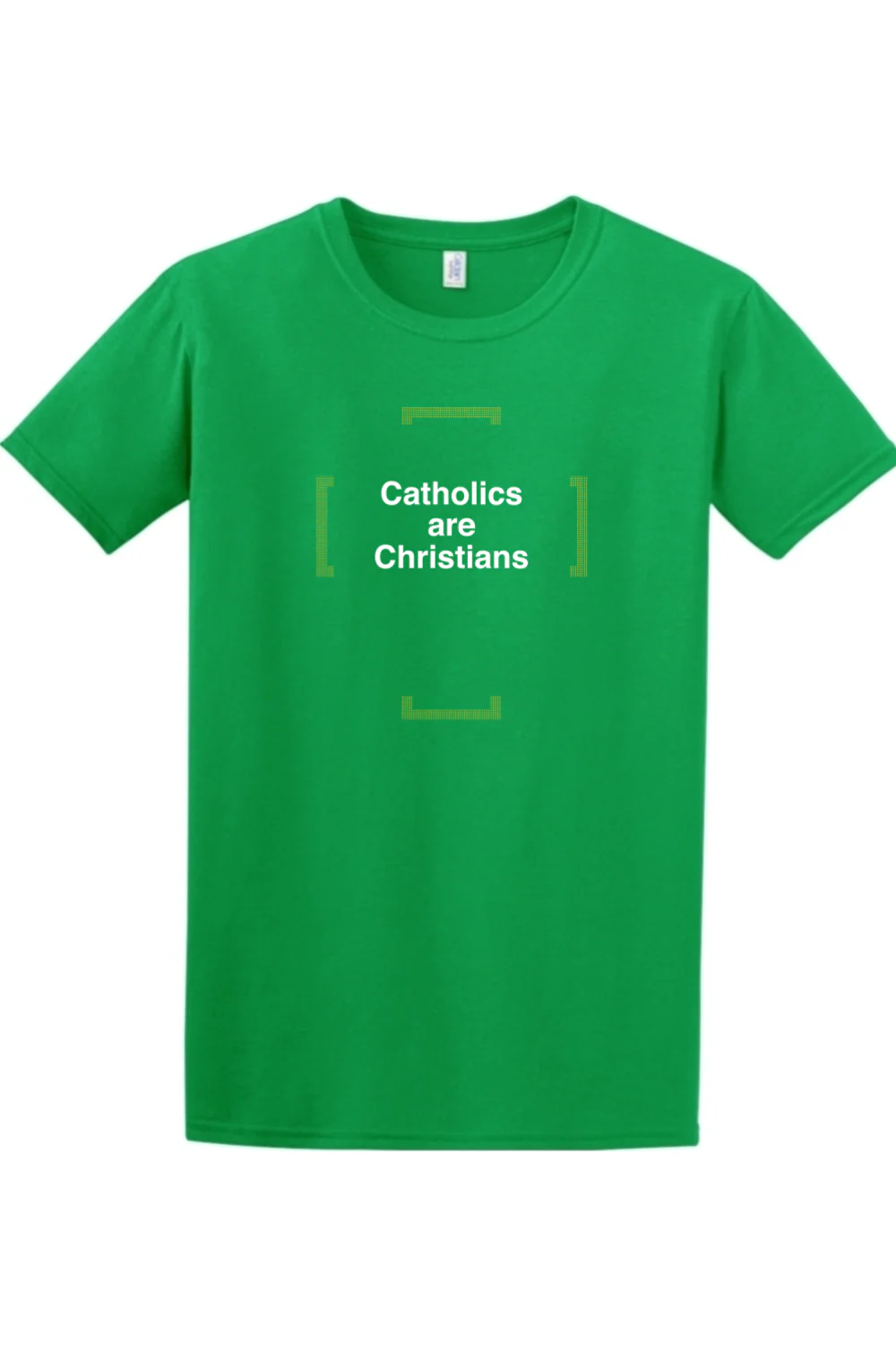 Catholics are Christians Adult T-shirt - Image 3