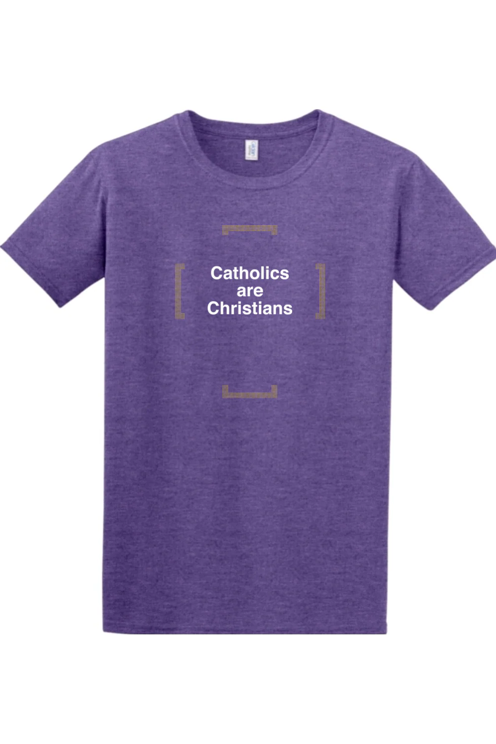 Catholics are Christians Adult T-shirt - Image 6