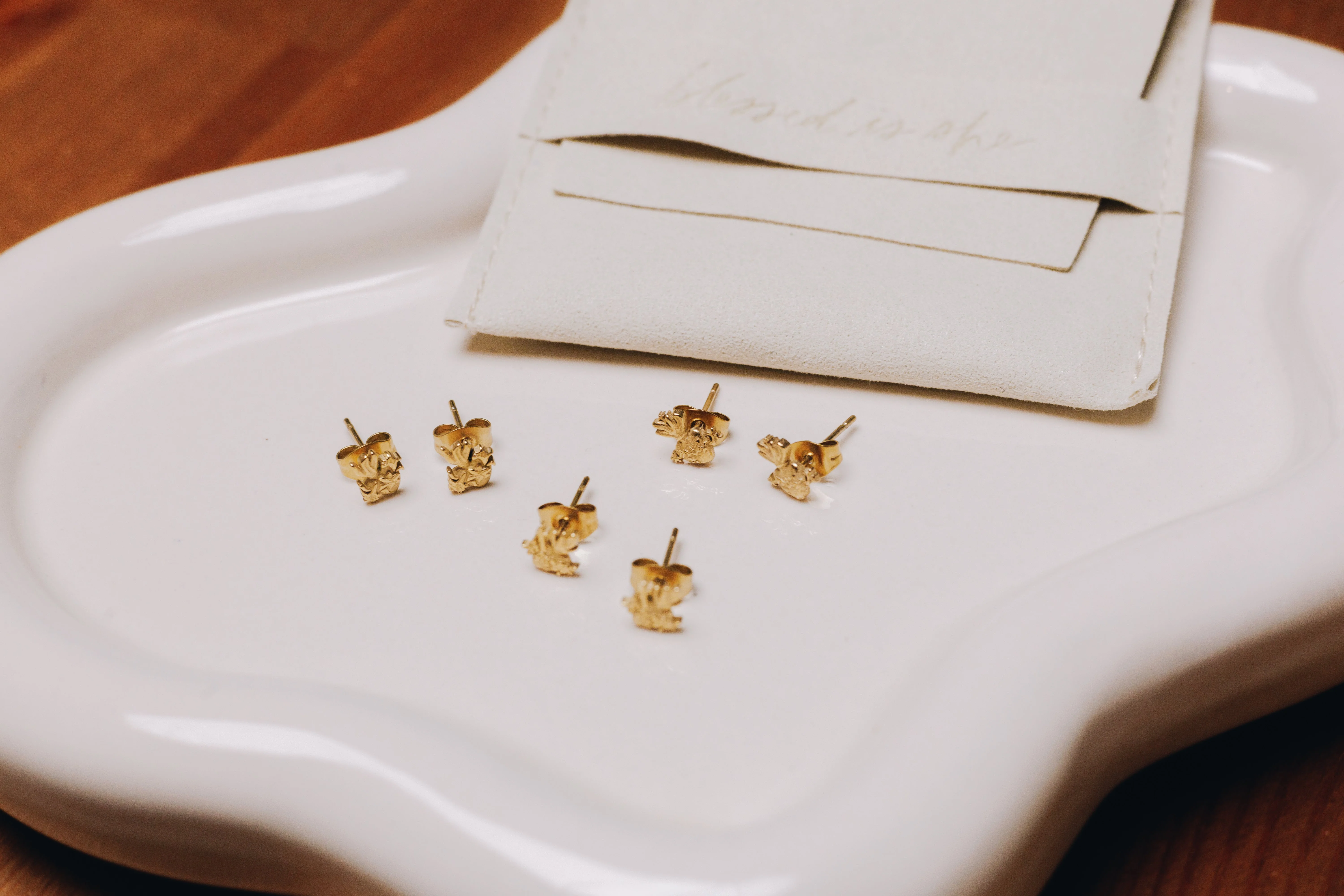 Chaste Heart of Joseph Stud Earrings - Image 3