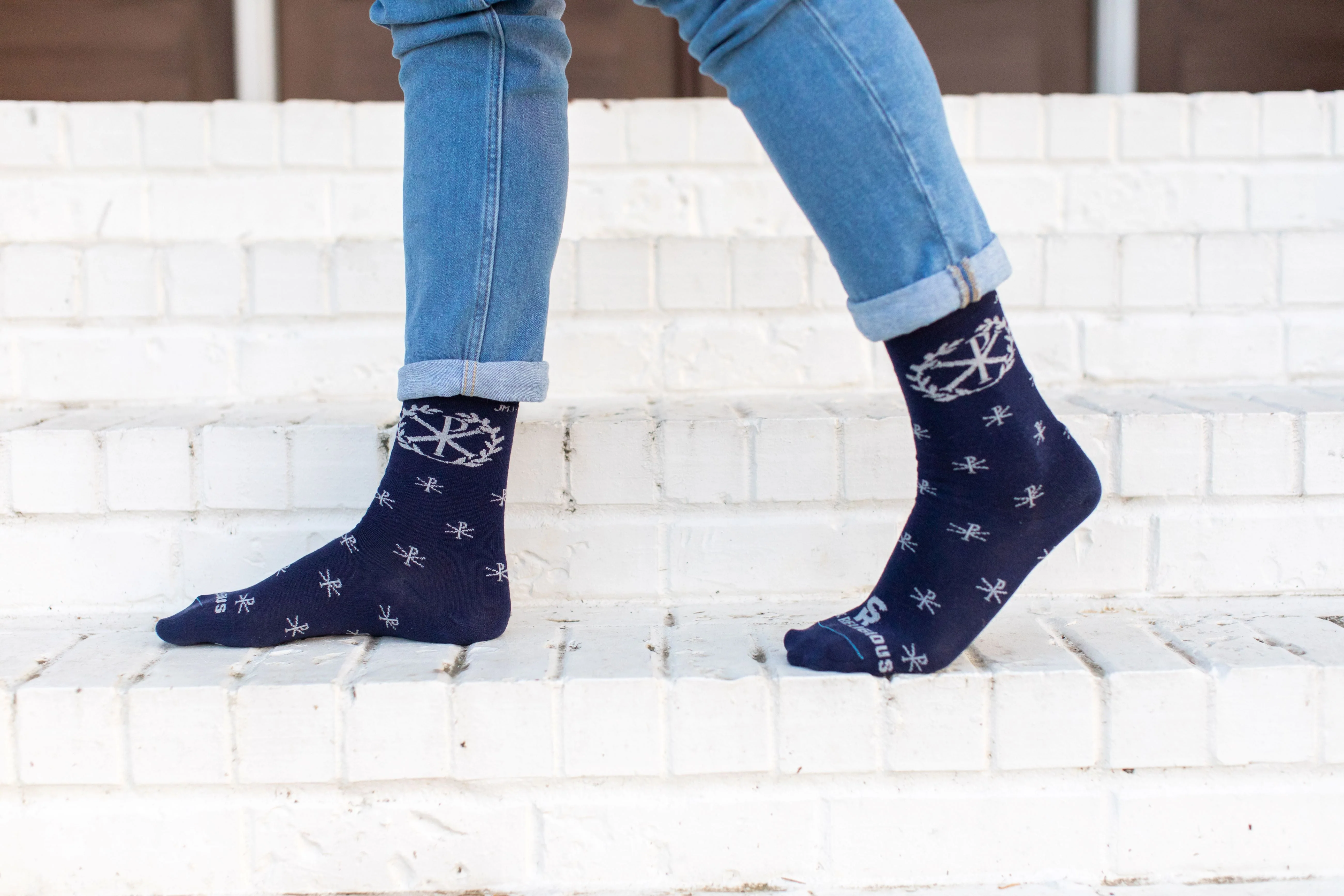 Chi Rho Adult Socks - Image 4
