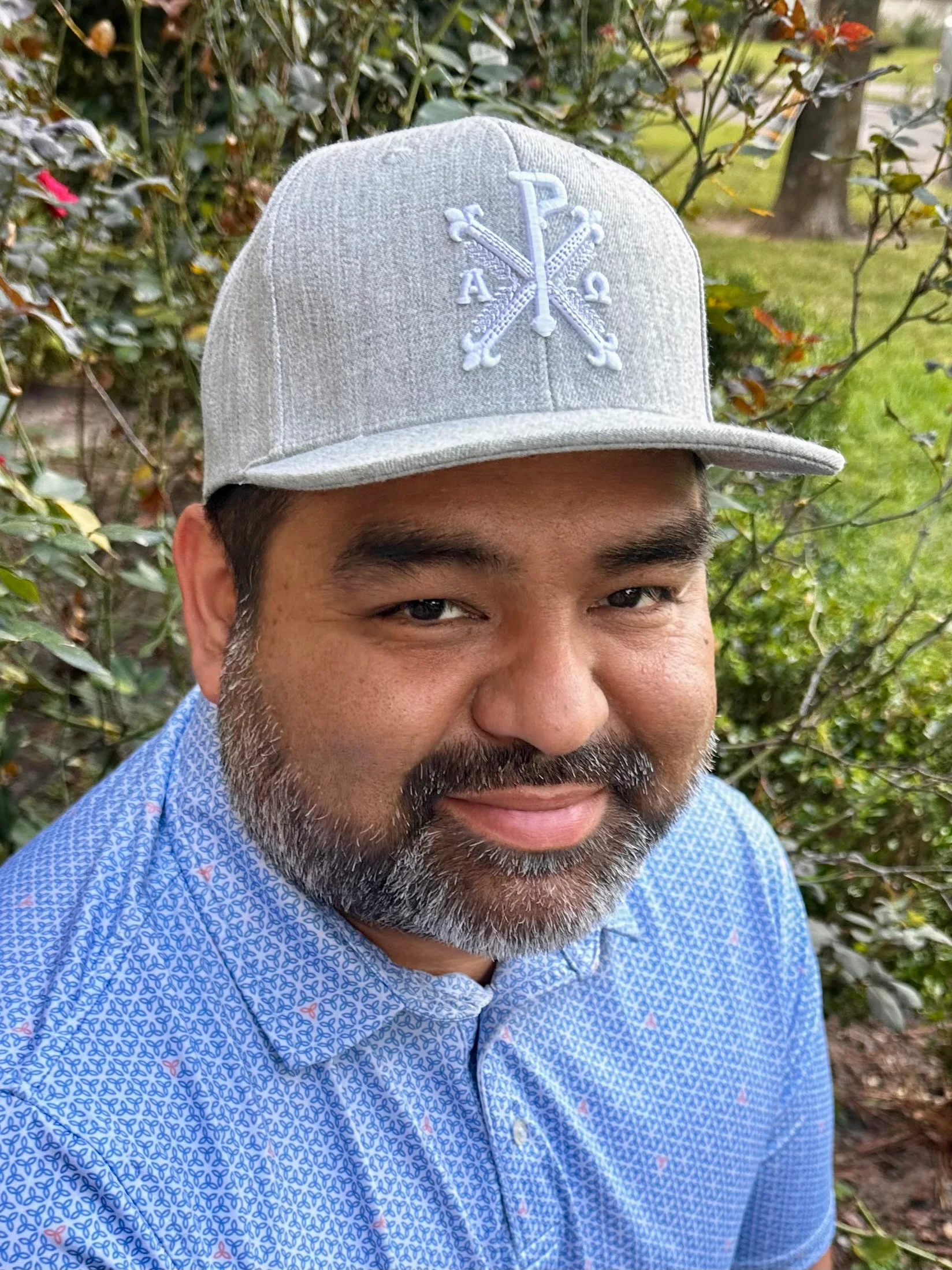 Chi Rho Snapback Hat - Image 2