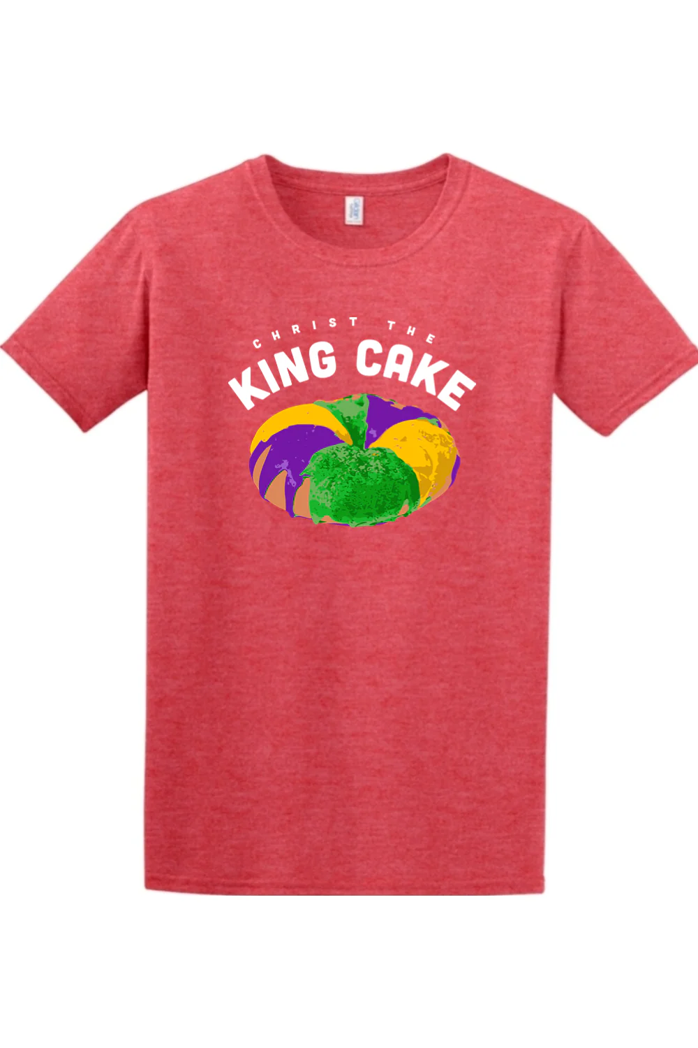 Christ the King Cake Adult T-Shirt - Image 6