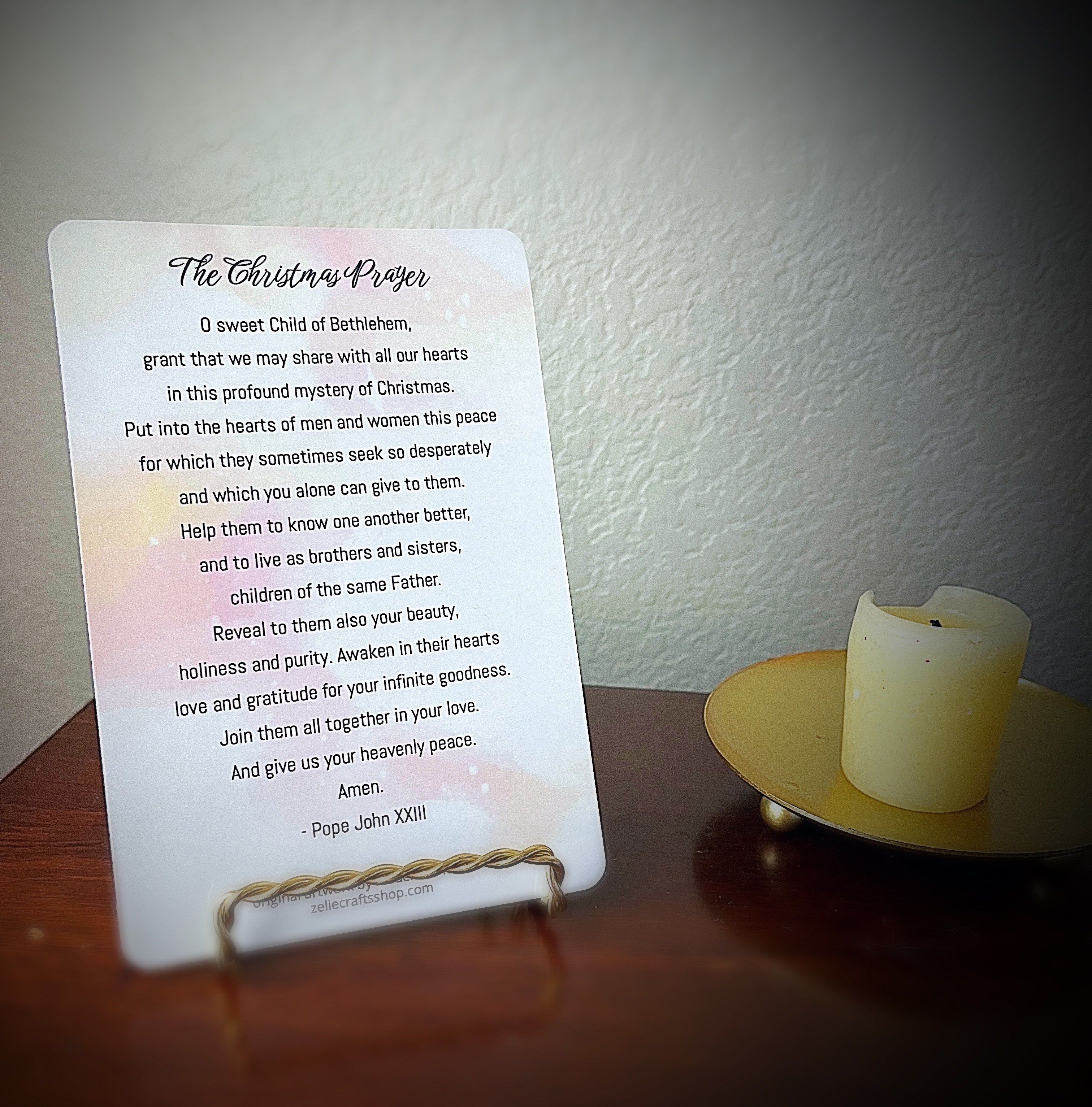 Christmas prayer card - Image 3