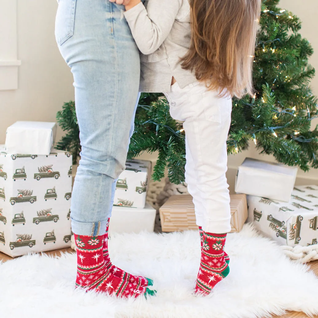 Christmas Sweater Kids Socks - Image 4