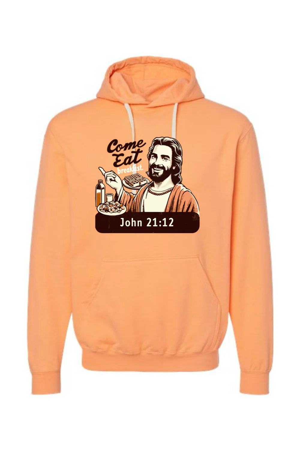 Come Eat Breakfast - John 21:12 Hoodie Sweatshirt - Image 2