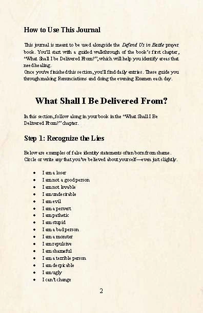 Companion Journal / Defend Us in Battle - Image 8